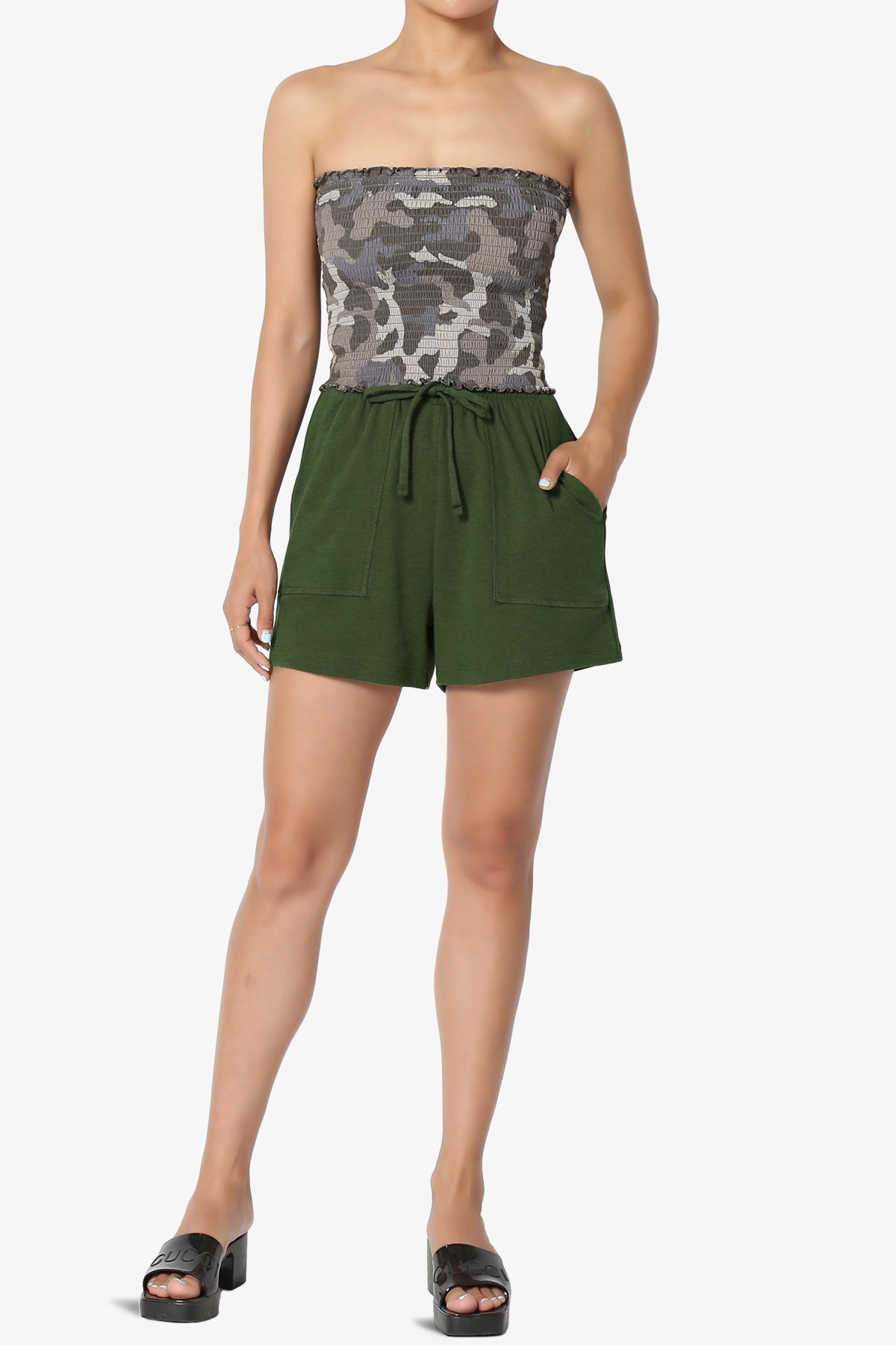 Harlin Drawstring Cotton Shorts