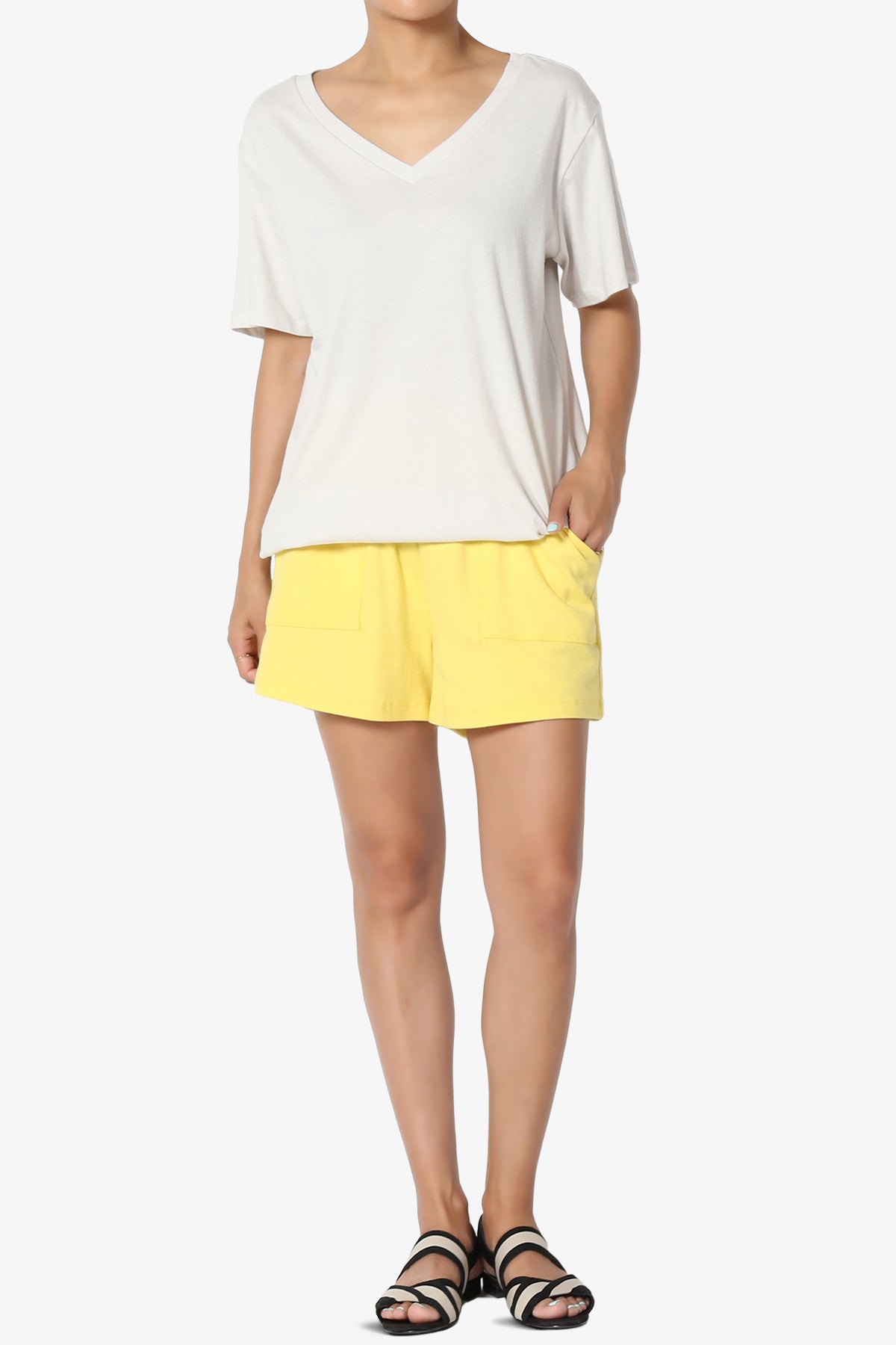 Harlin Drawstring Cotton Shorts