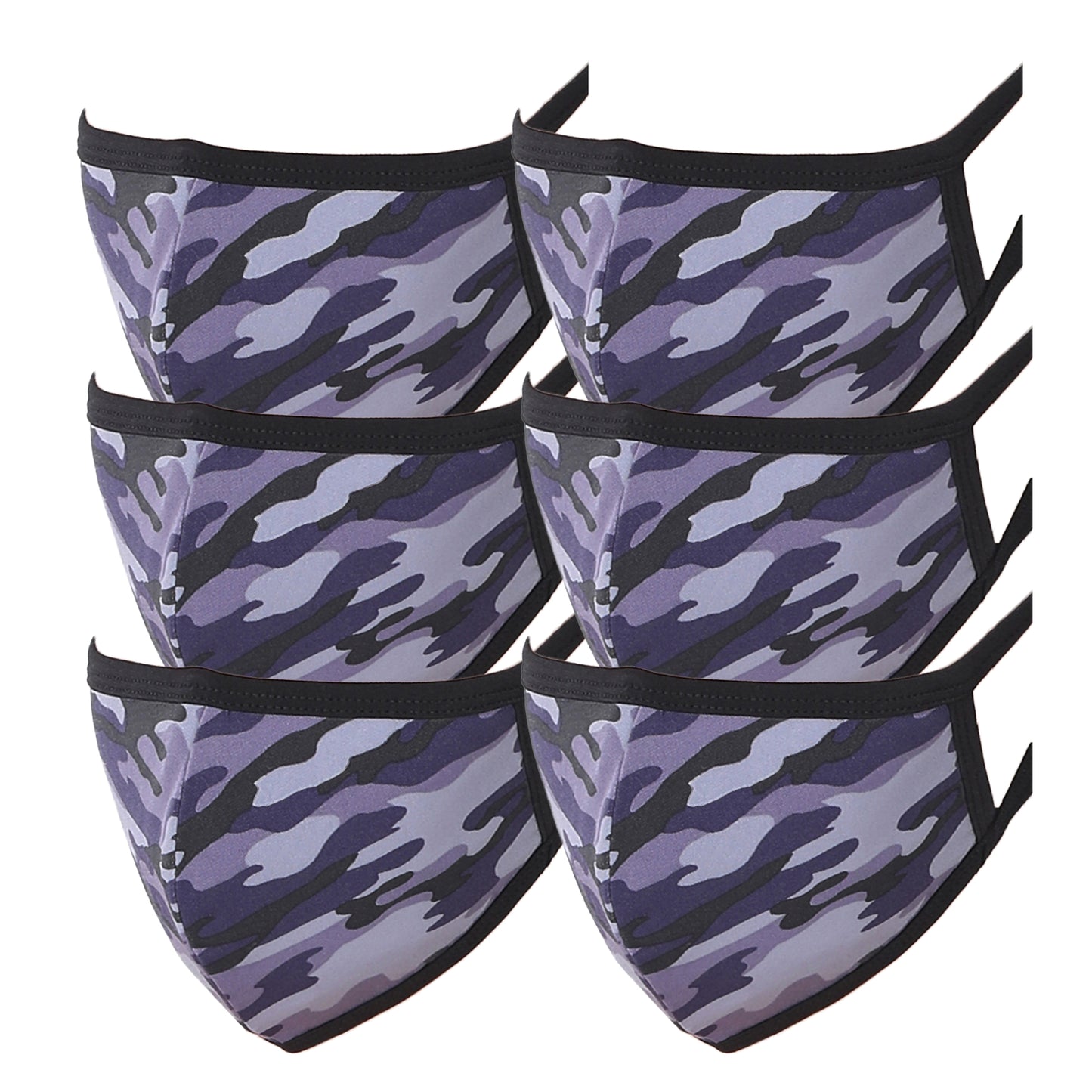 3 PACK Washable Cotton MASK With Lining Camouflage