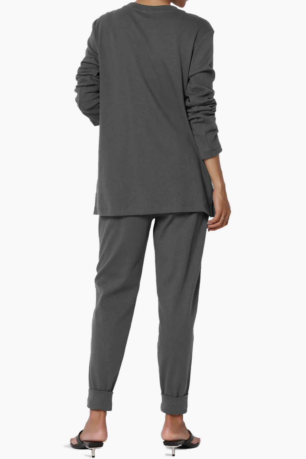 Gibbs Long Sleeve T-Shirt & Jogger Set ASH GREY_2