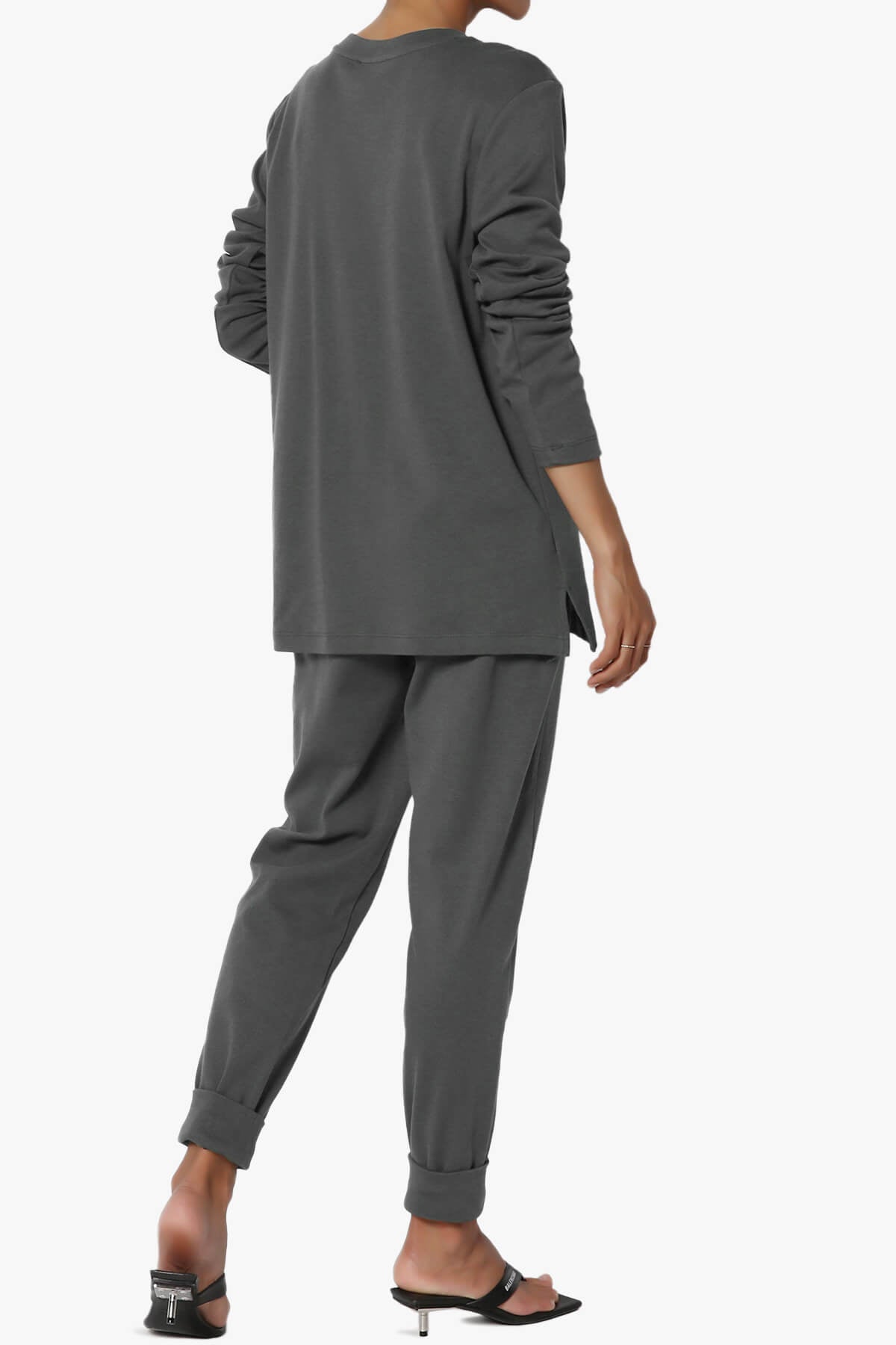 Gibbs Long Sleeve T-Shirt & Jogger Set ASH GREY_4