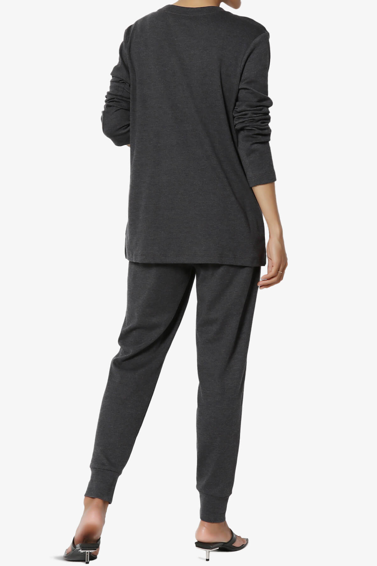 Gibbs Long Sleeve T-Shirt & Jogger Set CHARCOAL_2