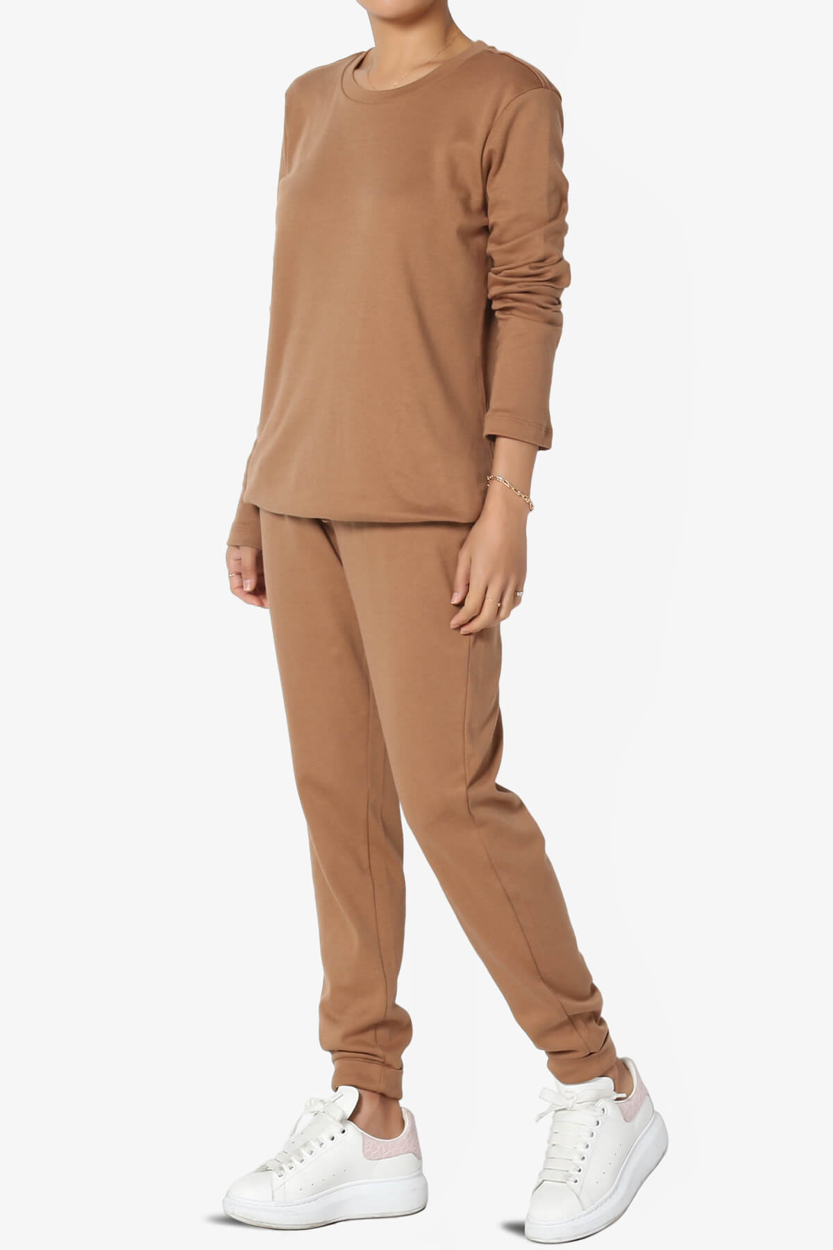 Gibbs Long Sleeve T-Shirt & Jogger Set DEEP CAMEL_3