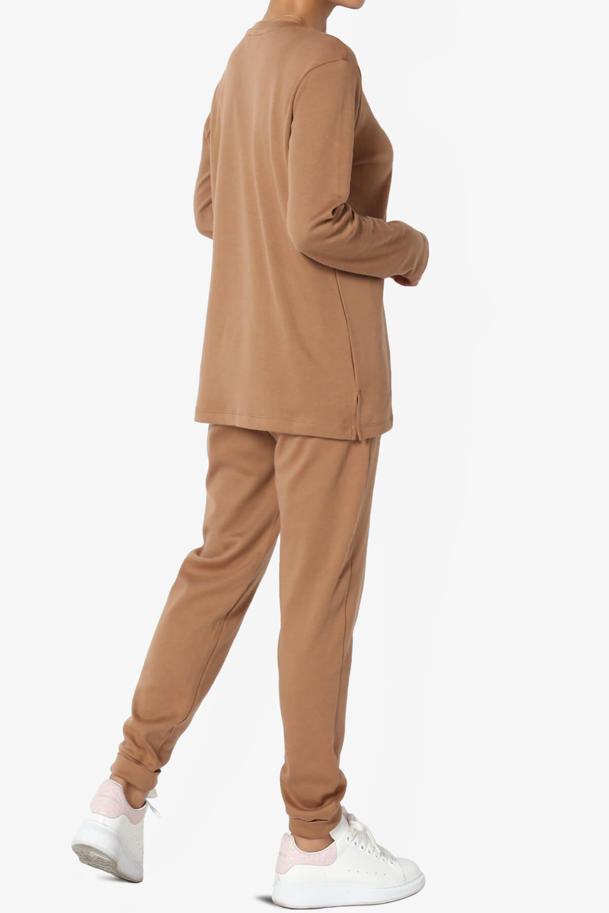 Gibbs Long Sleeve T-Shirt & Jogger Set DEEP CAMEL_4