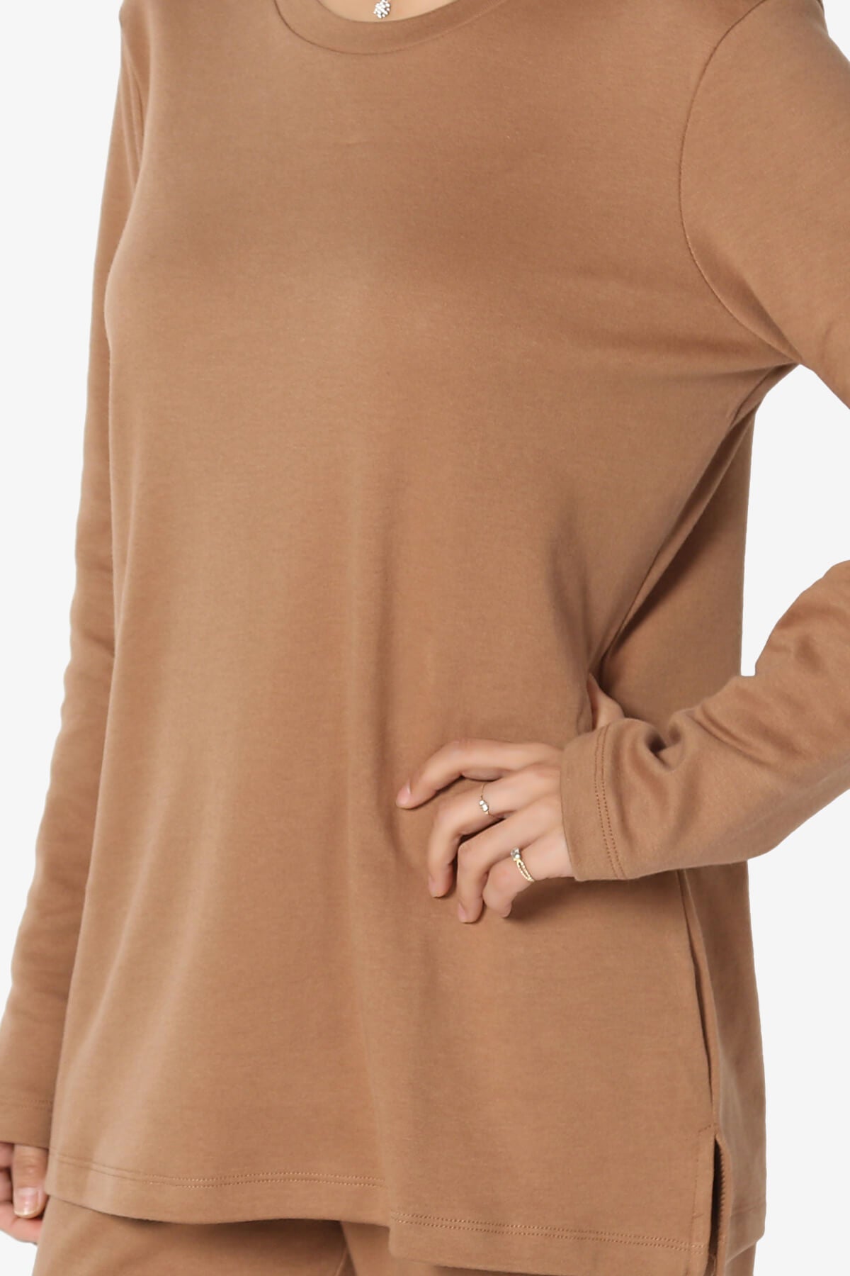 Gibbs Long Sleeve T-Shirt & Jogger Set DEEP CAMEL_5