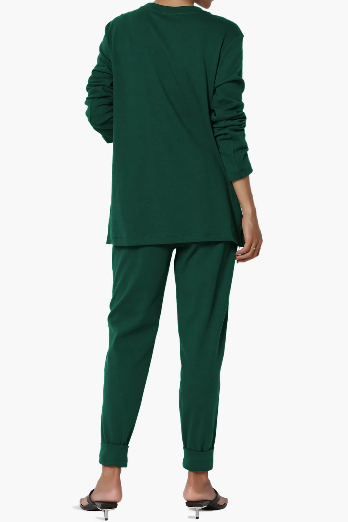 Gibbs Long Sleeve T-Shirt & Jogger Set HUNTER GREEN_2