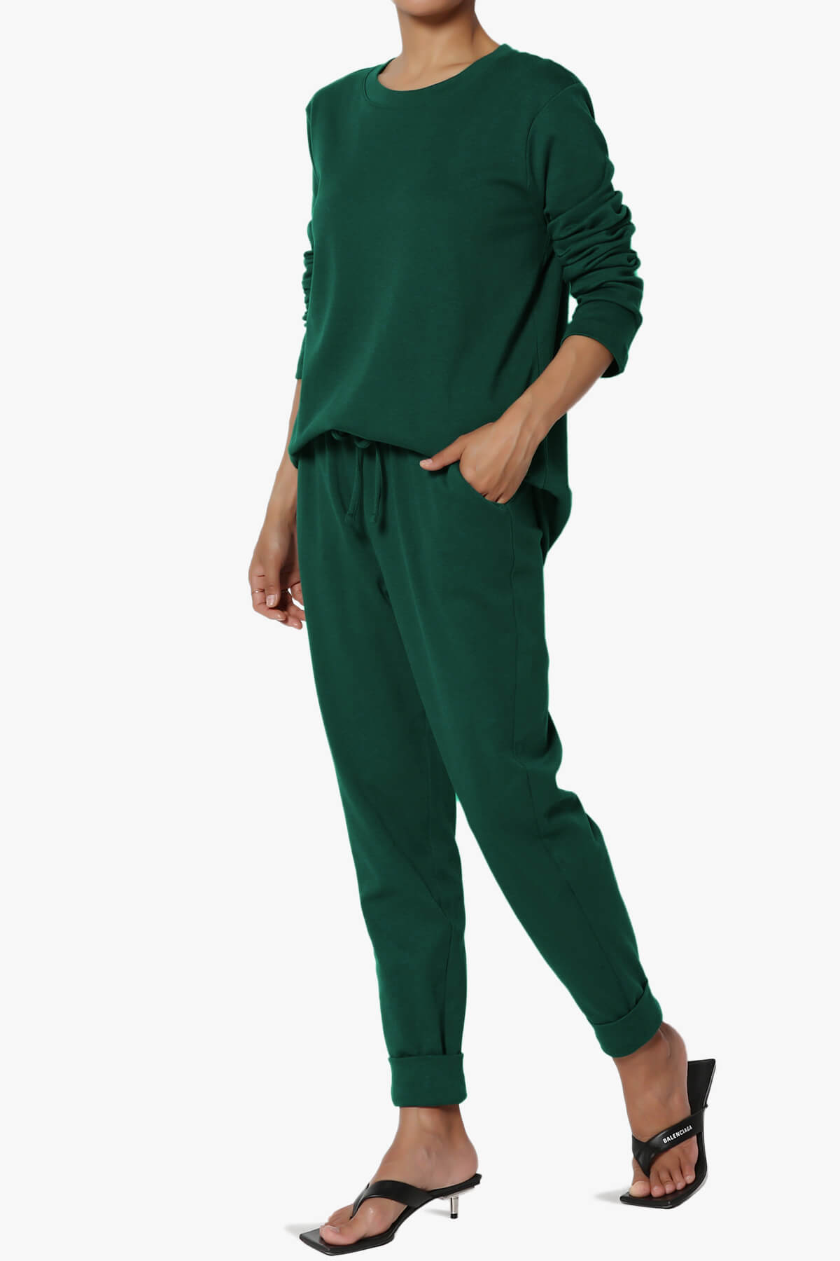 Gibbs Long Sleeve T-Shirt & Jogger Set HUNTER GREEN_3