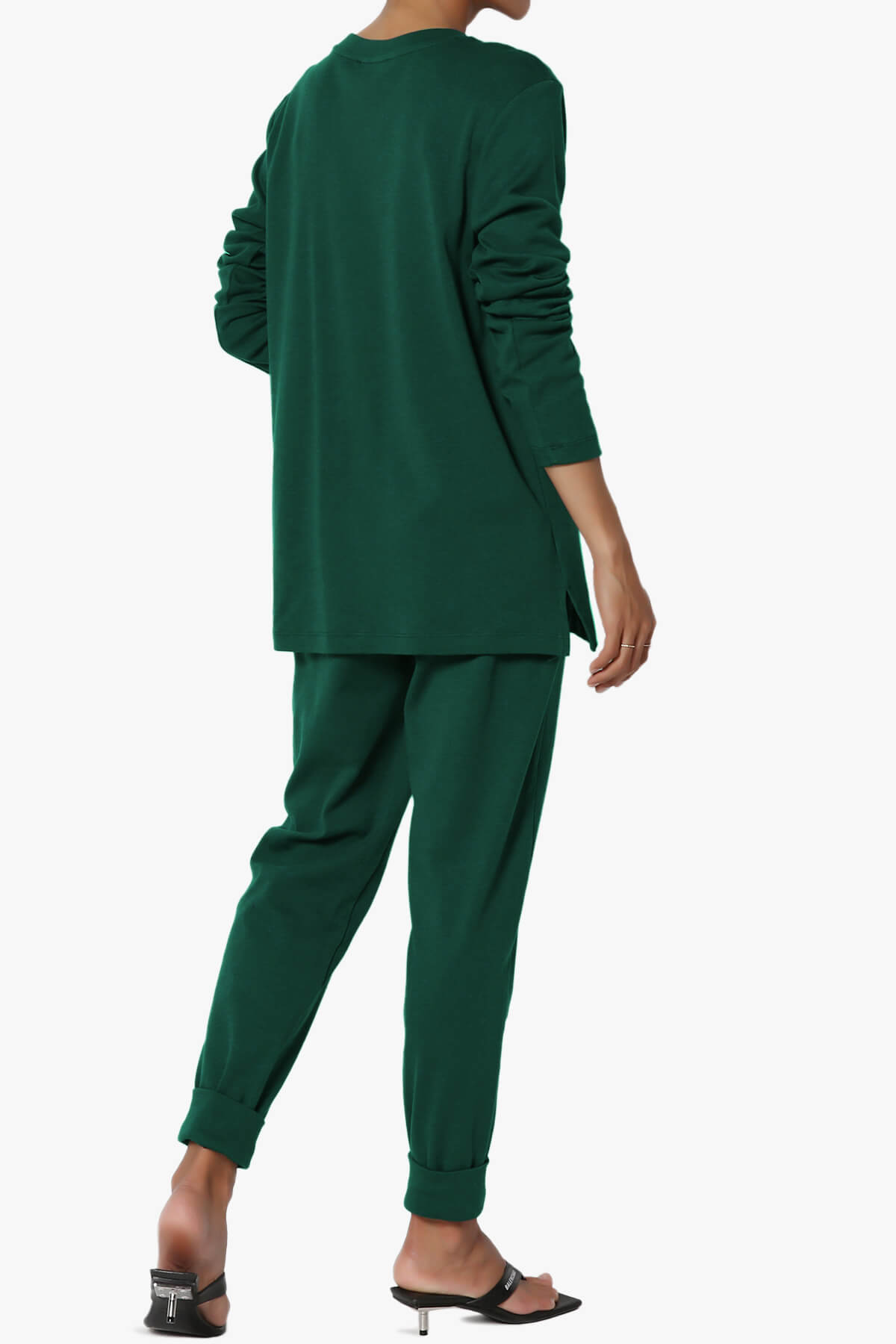 Gibbs Long Sleeve T-Shirt & Jogger Set HUNTER GREEN_4