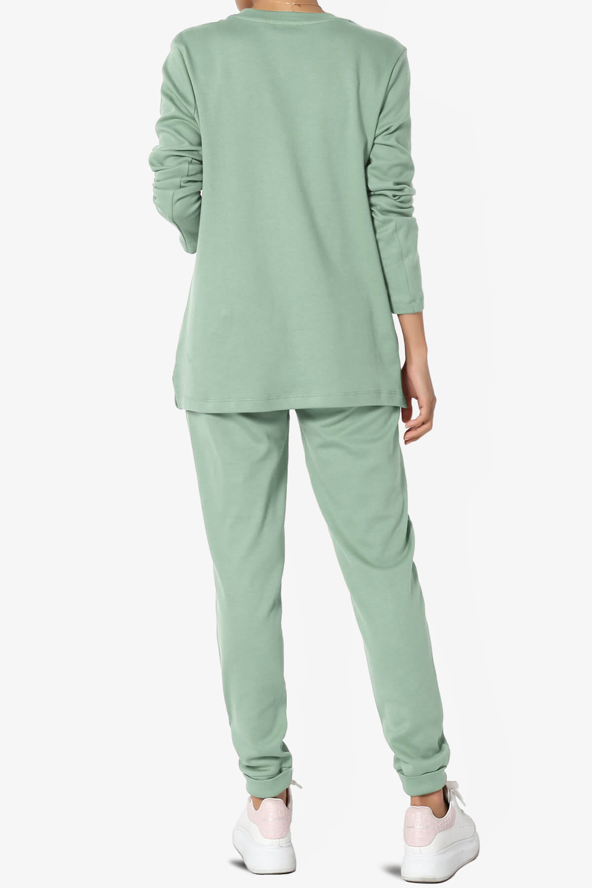 Gibbs Long Sleeve T-Shirt & Jogger Set LIGHT GREEN_2