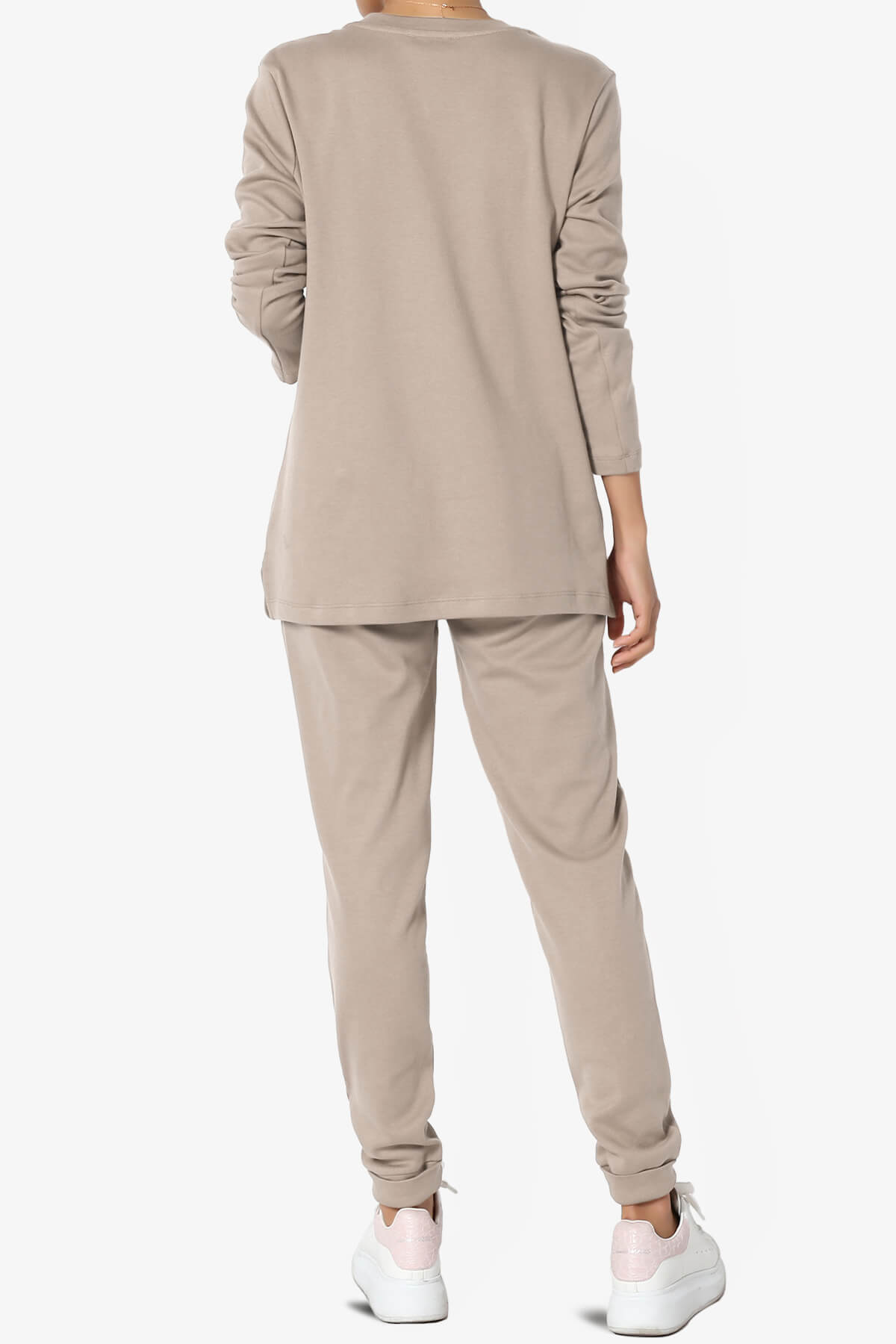 Gibbs Long Sleeve T-Shirt & Jogger Set LIGHT MOCHA_2