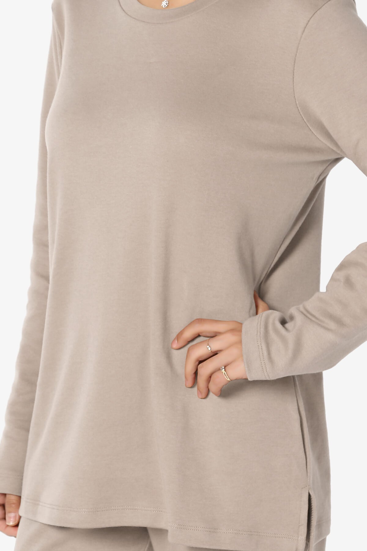 Gibbs Long Sleeve T-Shirt & Jogger Set LIGHT MOCHA_5