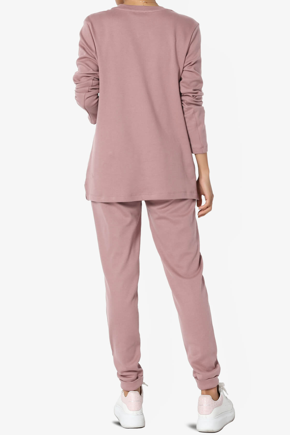 Gibbs Long Sleeve T-Shirt & Jogger Set LIGHT ROSE_2