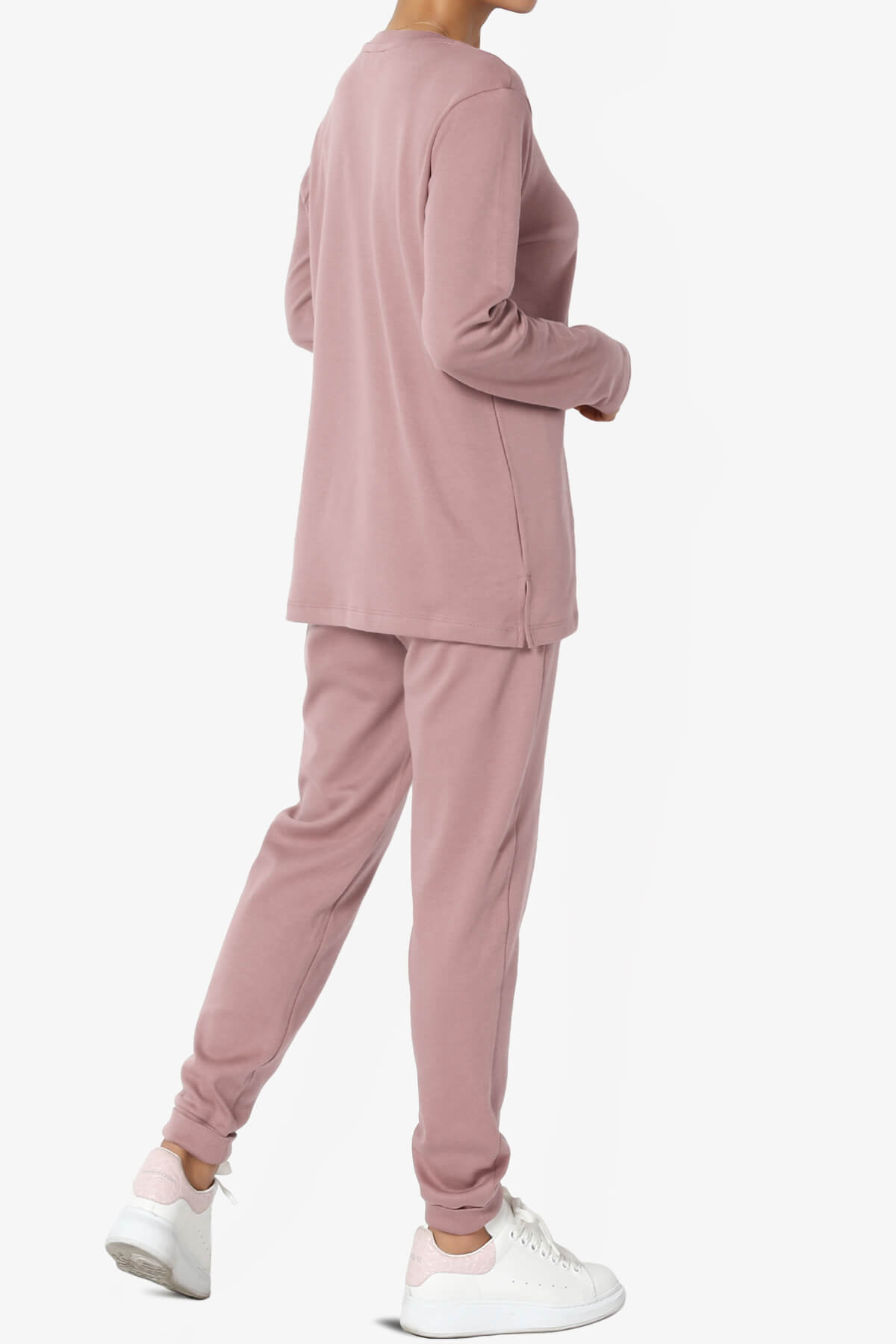 Gibbs Long Sleeve T-Shirt & Jogger Set LIGHT ROSE_4