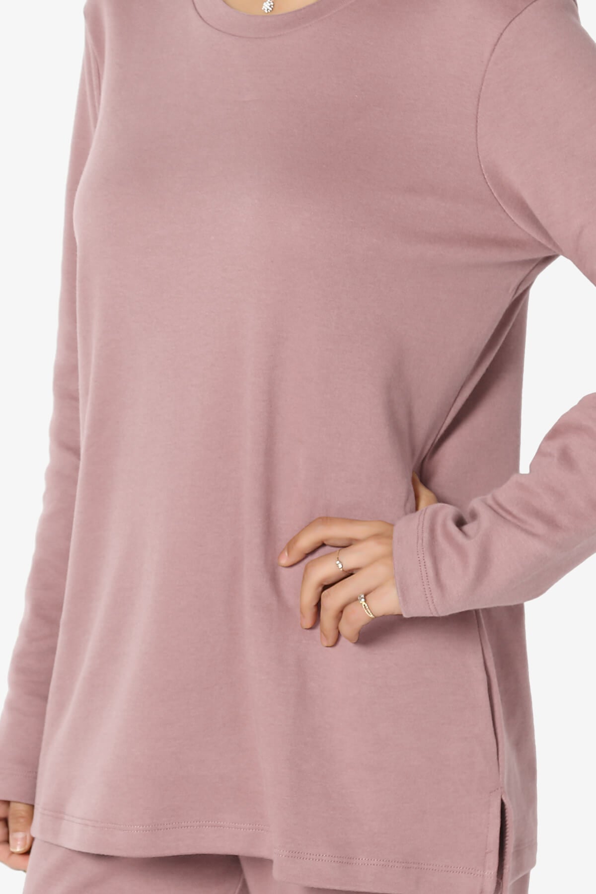 Gibbs Long Sleeve T-Shirt & Jogger Set LIGHT ROSE_5