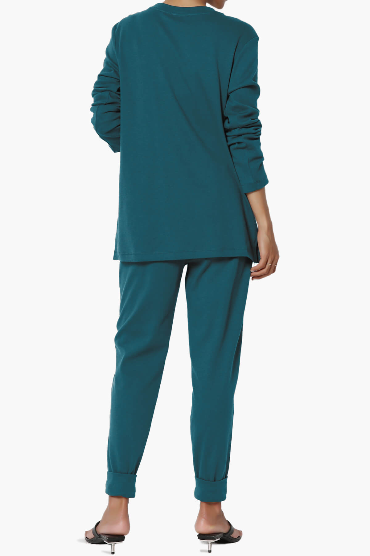 Gibbs Long Sleeve T-Shirt & Jogger Set TEAL_2