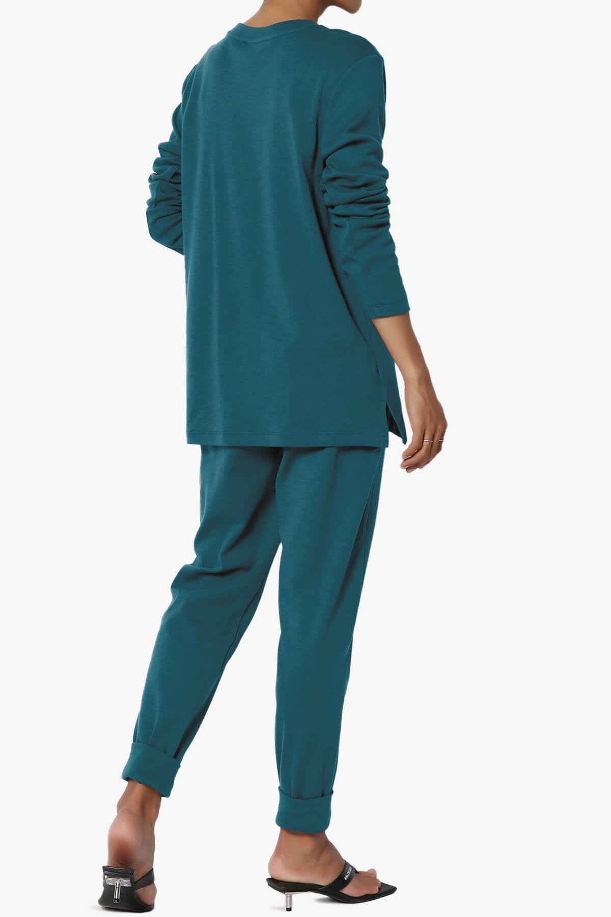 Gibbs Long Sleeve T-Shirt & Jogger Set TEAL_4