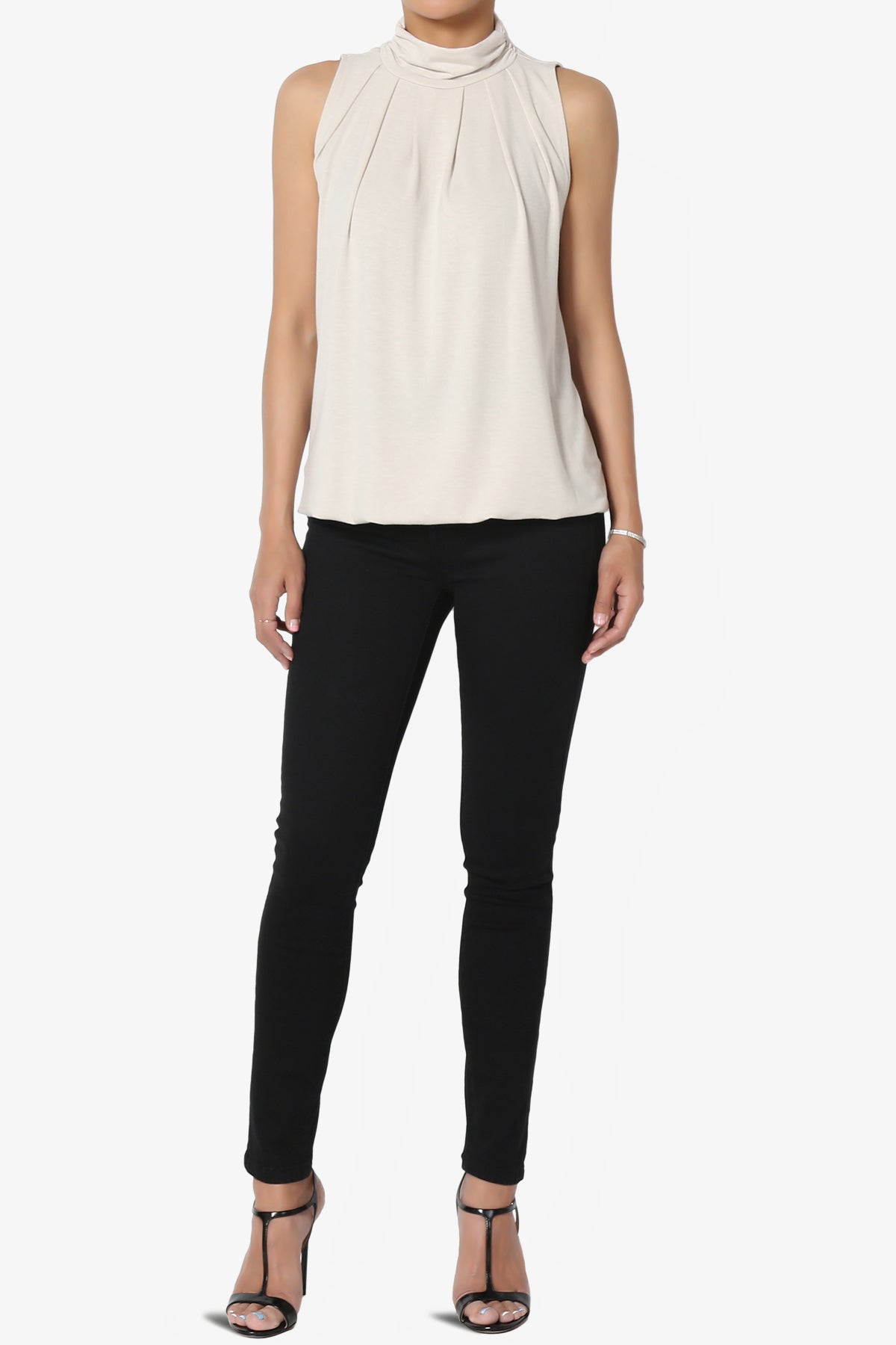 Louella High Rise Stretch Skinny Jeans in Black