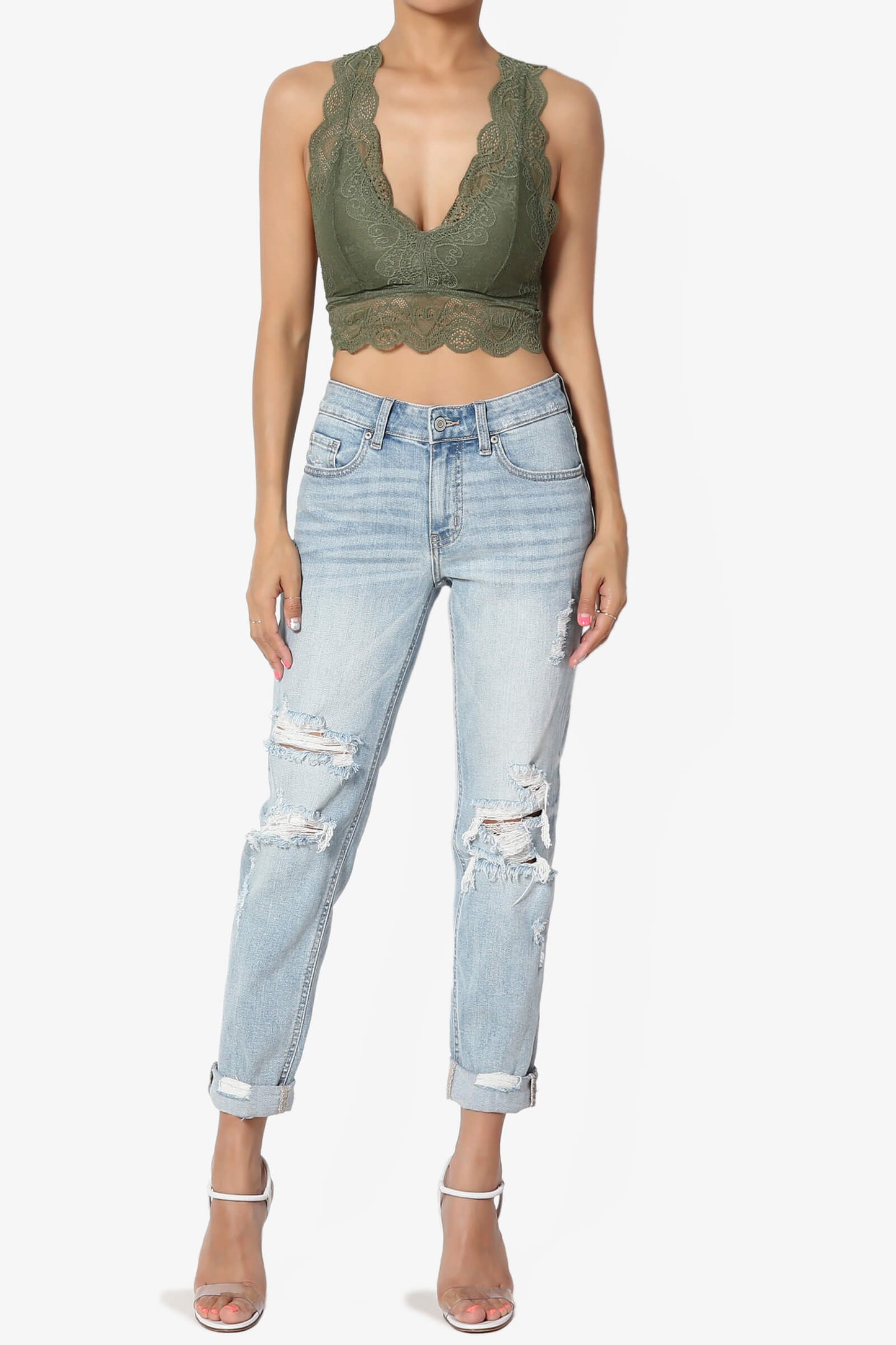 Adrienne Lace Padded Bralette CEMENT_6