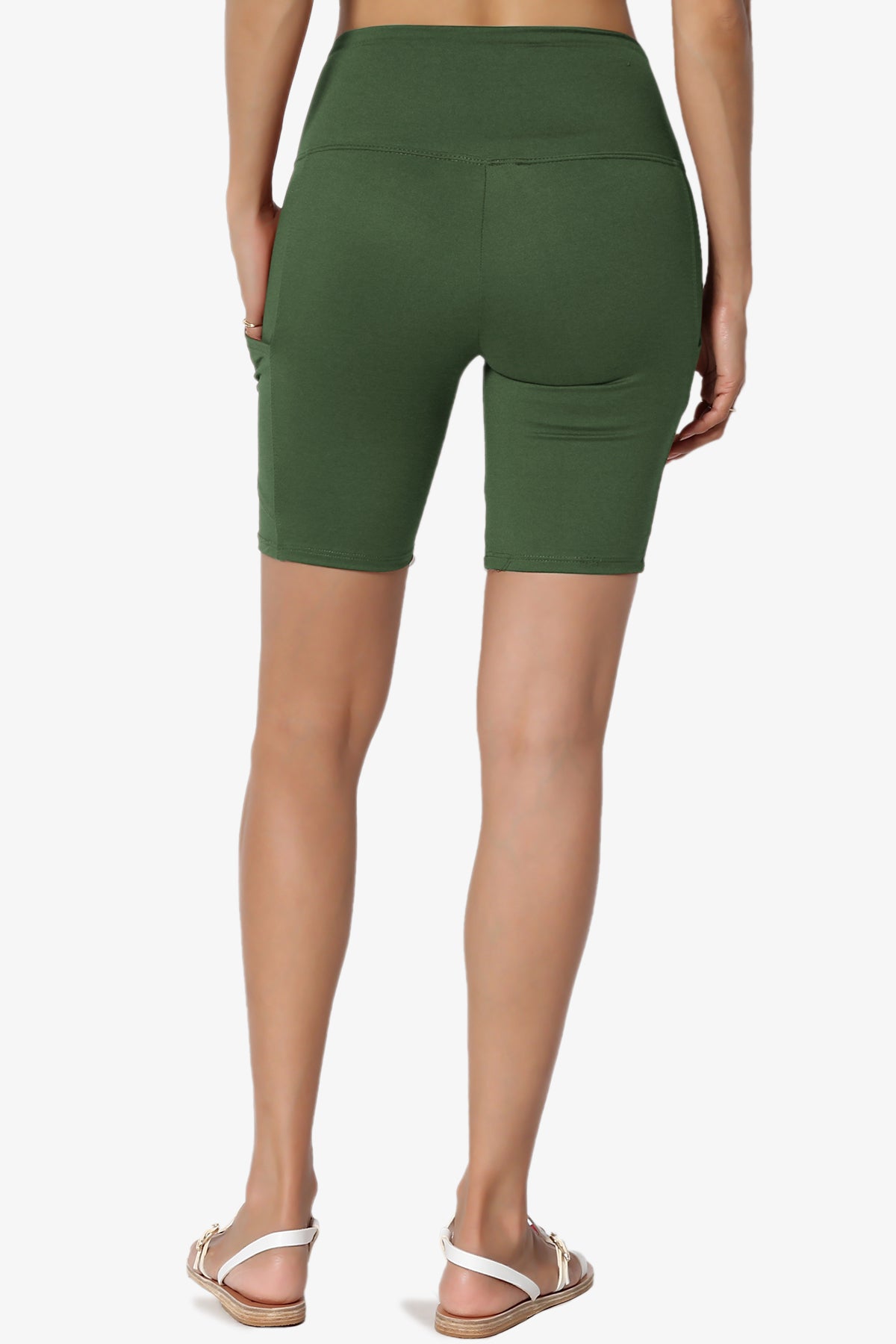 Catia Microfiber Pocket Biker Short Leggings