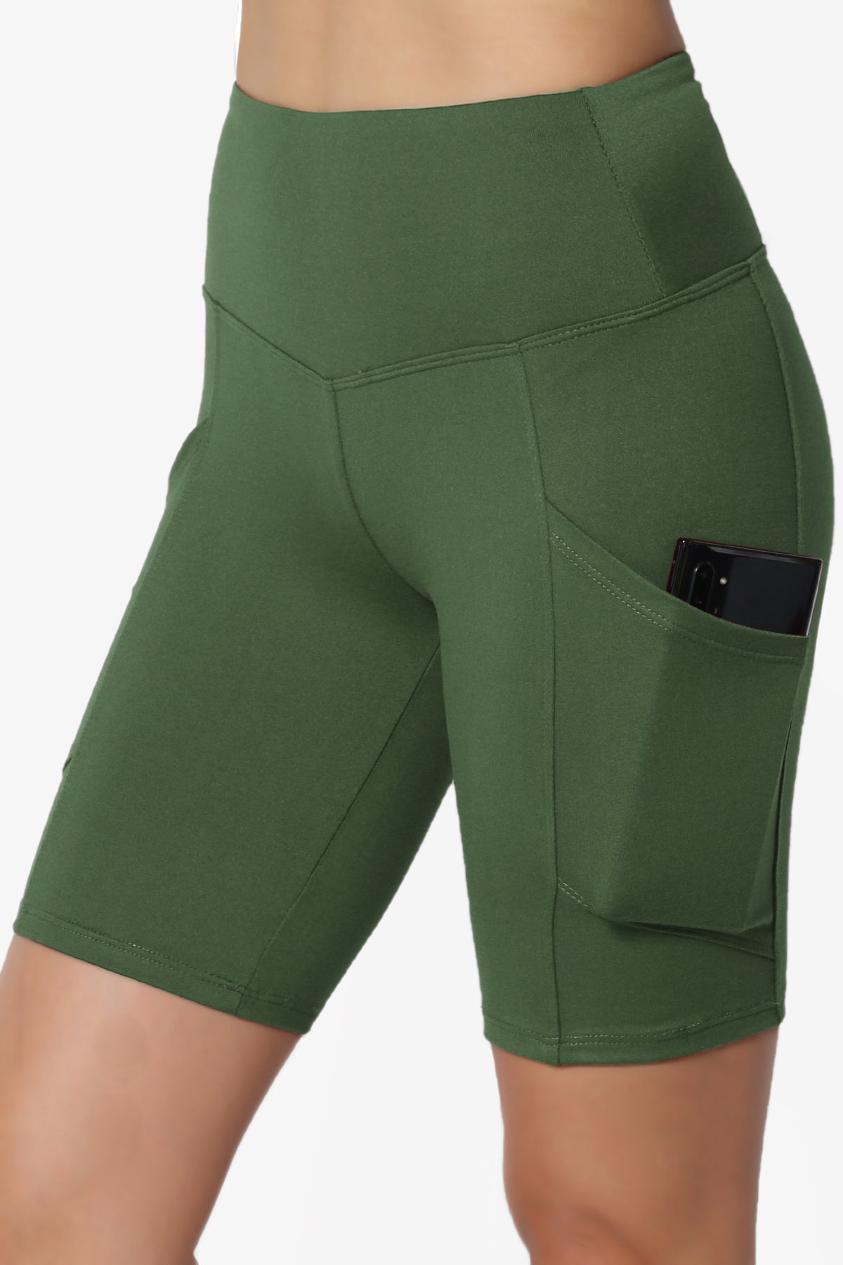 Catia Microfiber Pocket Biker Short Leggings