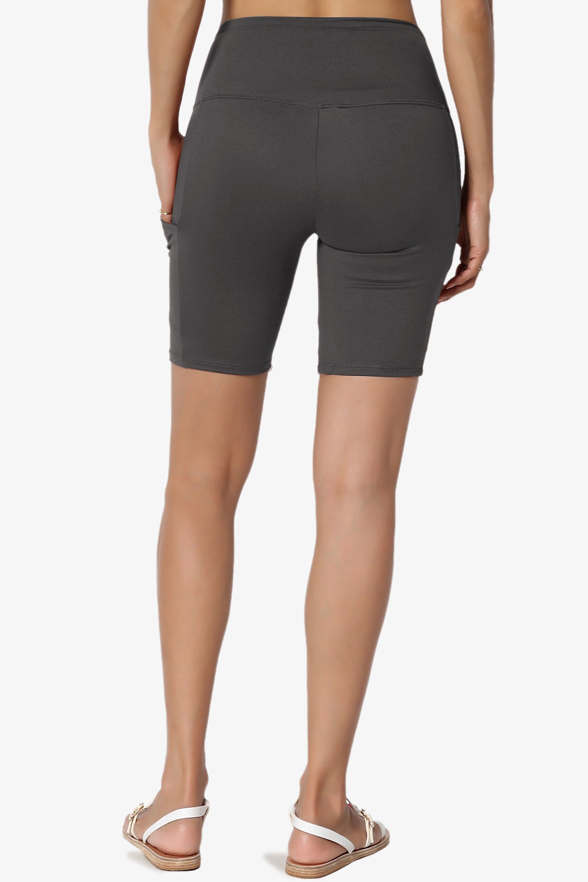 Catia Microfiber Pocket Biker Short Leggings