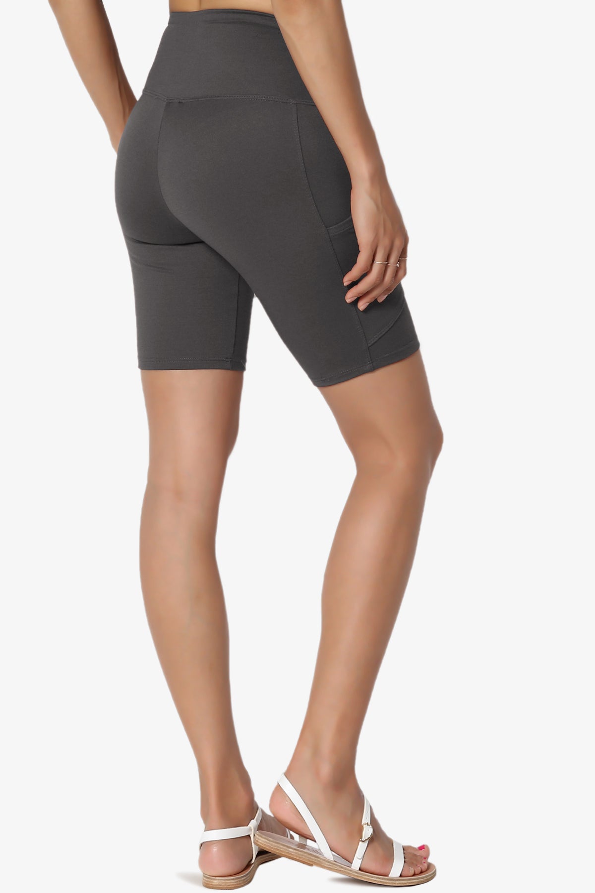 Catia Microfiber Pocket Biker Short Leggings
