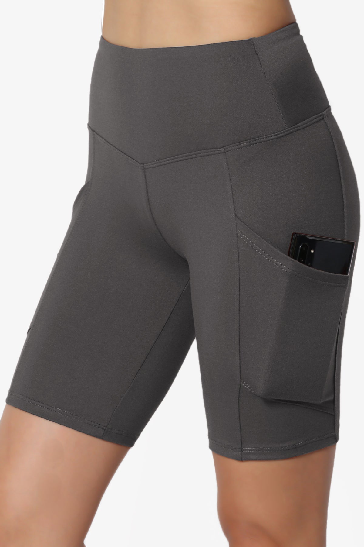 Catia Microfiber Pocket Biker Short Leggings