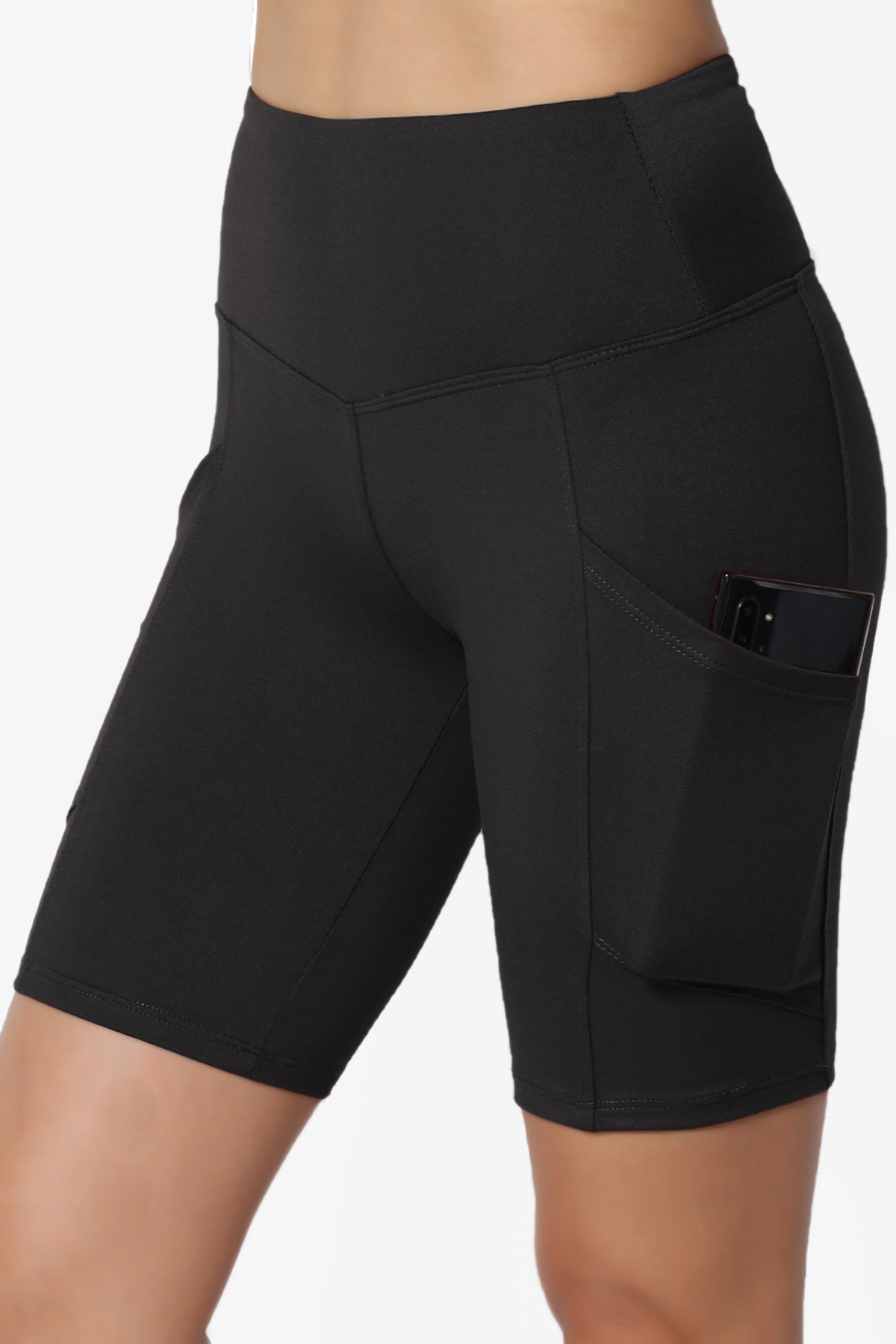 Catia Microfiber Pocket Biker Short Leggings
