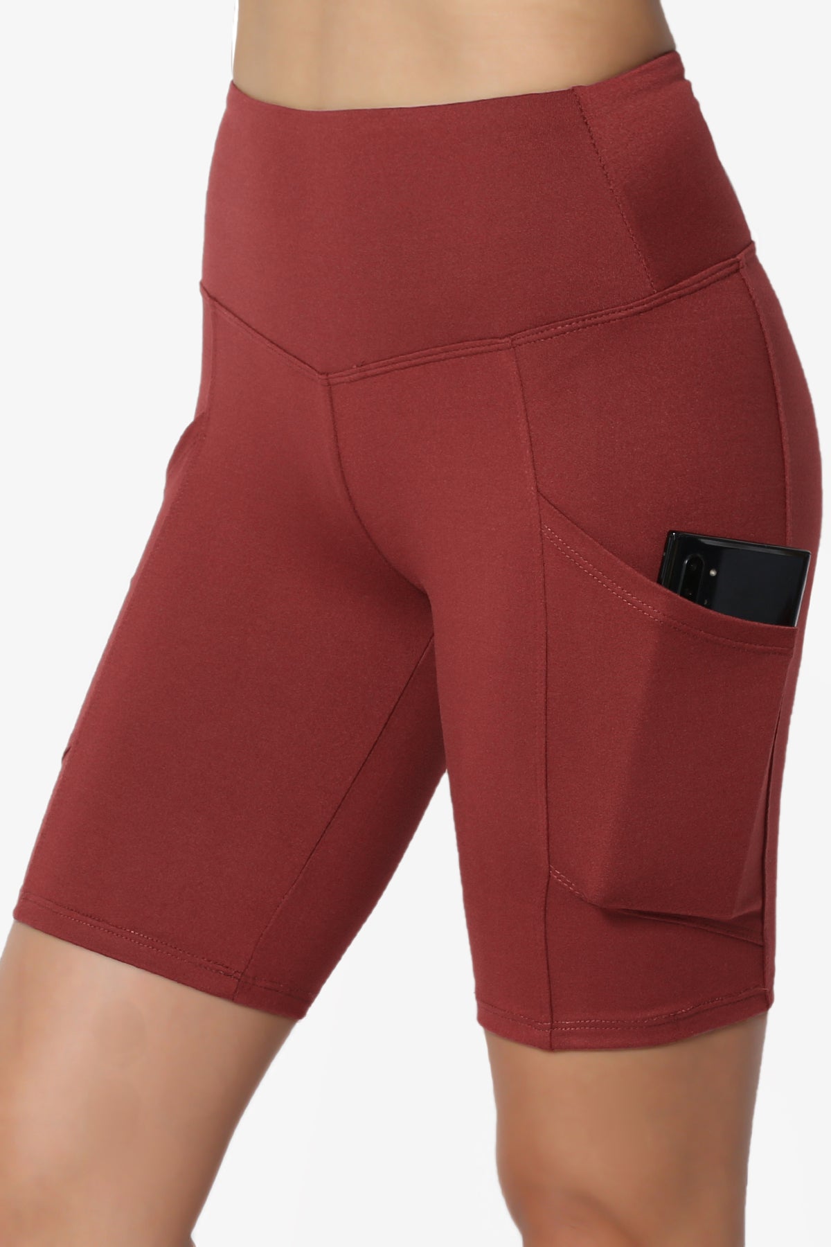 Catia Microfiber Pocket Biker Short Leggings