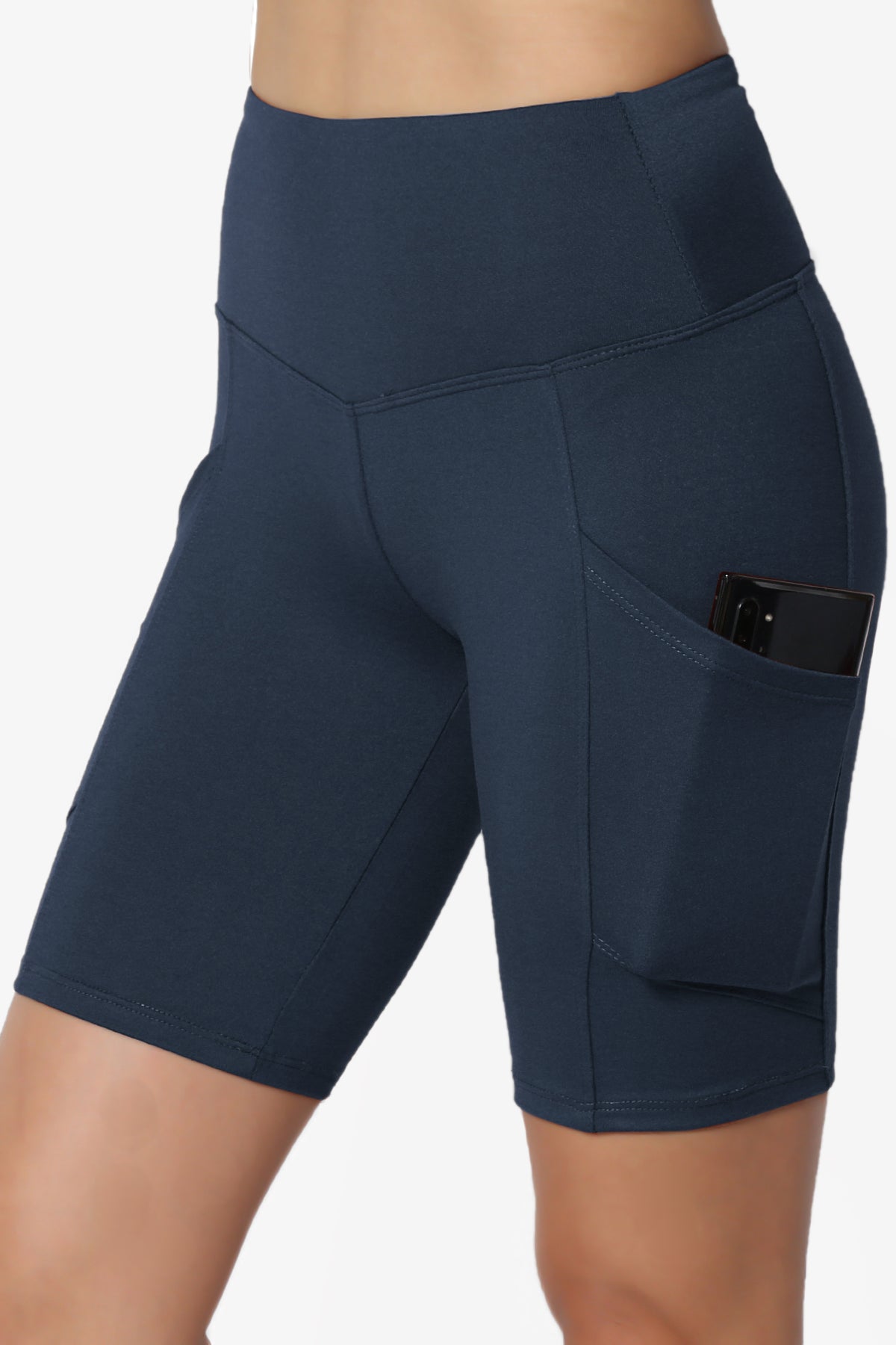 Catia Microfiber Pocket Biker Short Leggings