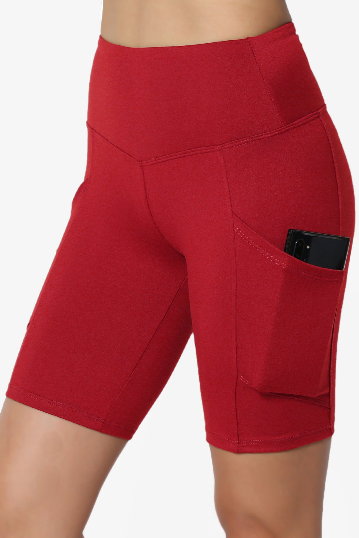 Catia Microfiber Pocket Biker Short Leggings