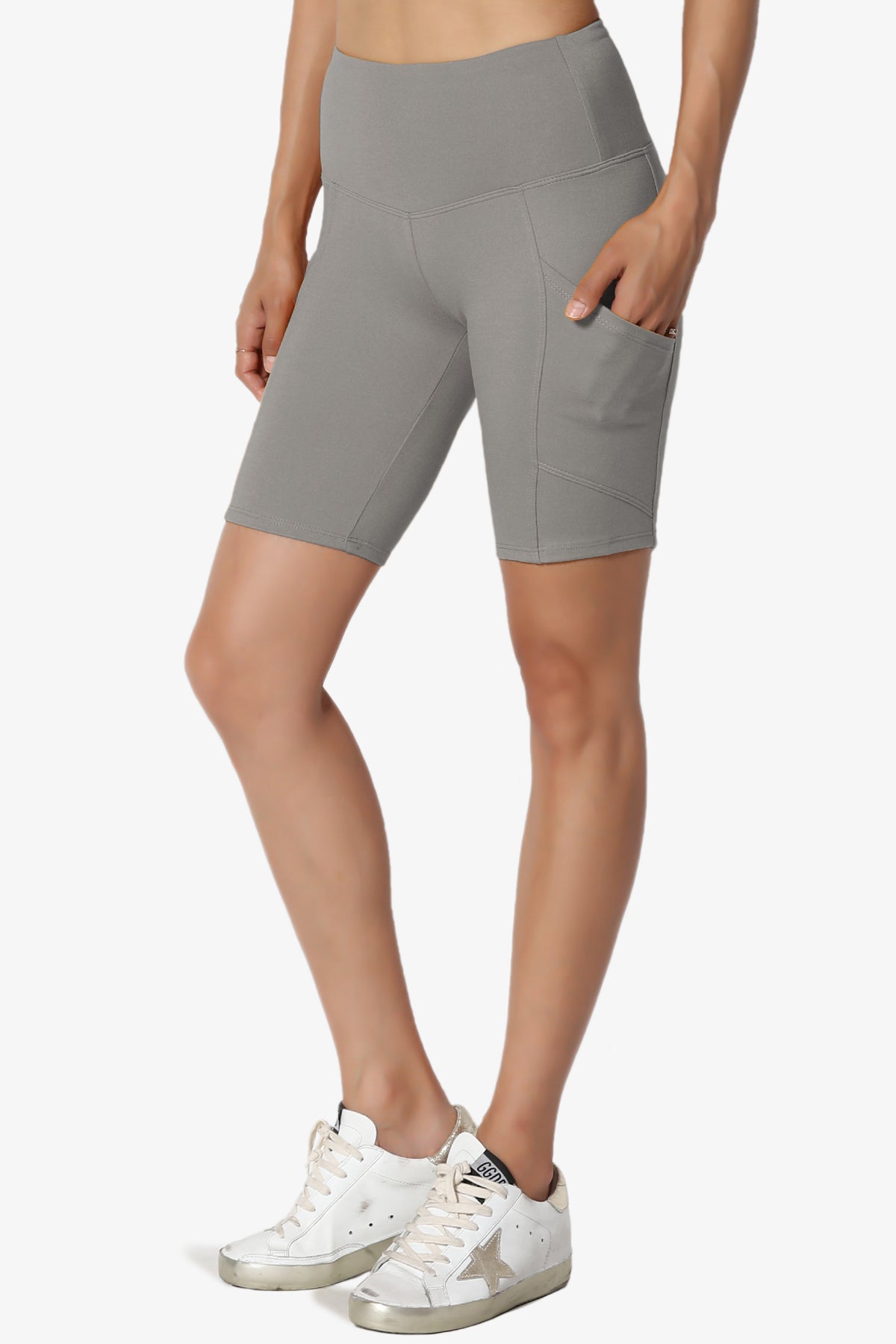 Catia Microfiber Pocket Biker Short Leggings