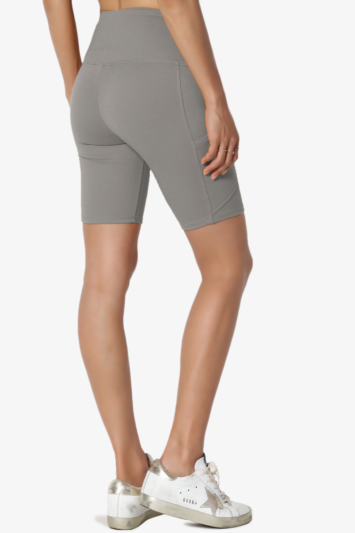 Catia Microfiber Pocket Biker Short Leggings