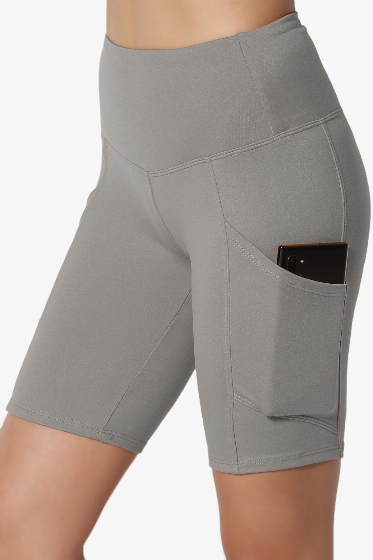 Catia Microfiber Pocket Biker Short Leggings