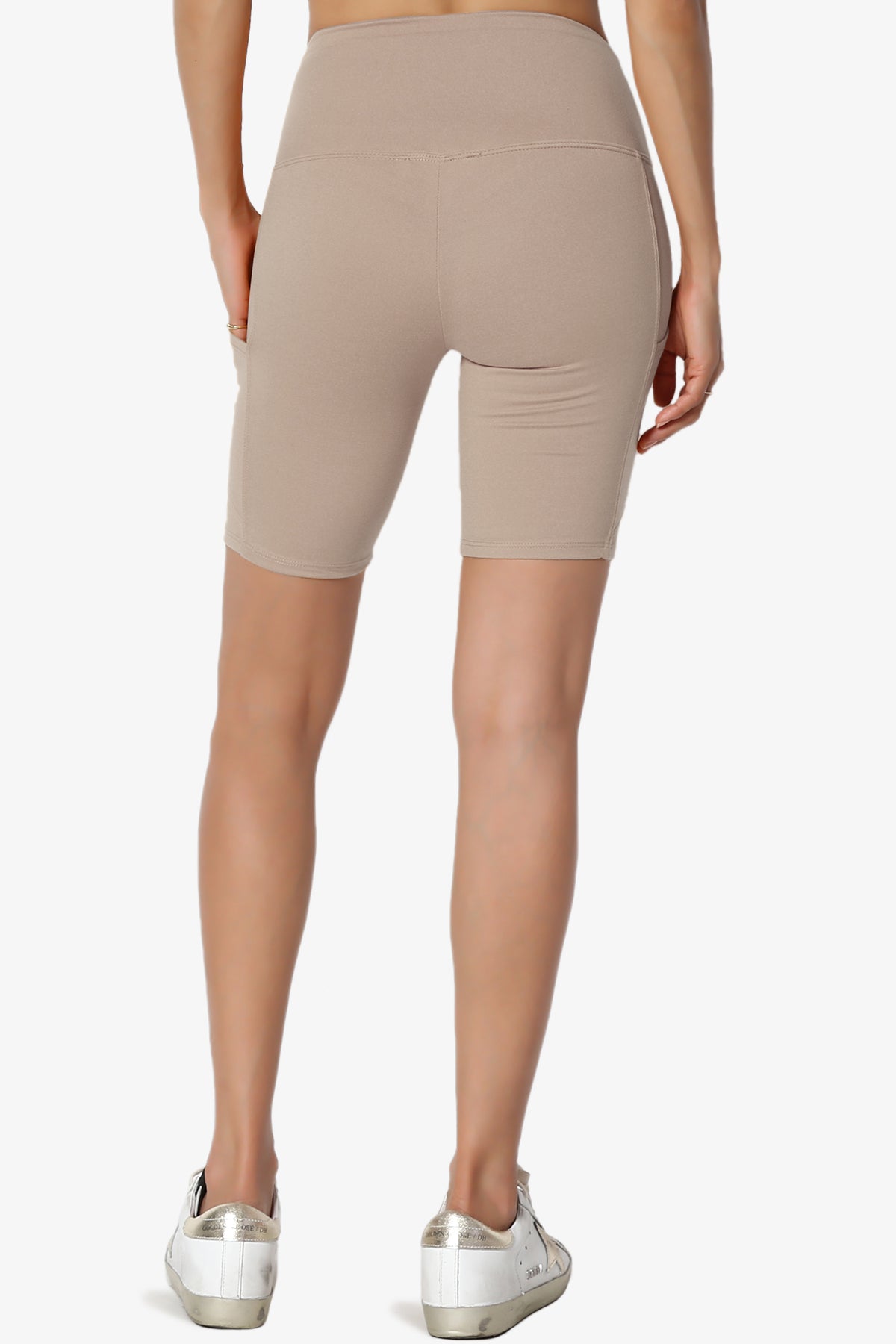 Catia Microfiber Pocket Biker Short Leggings PLUS