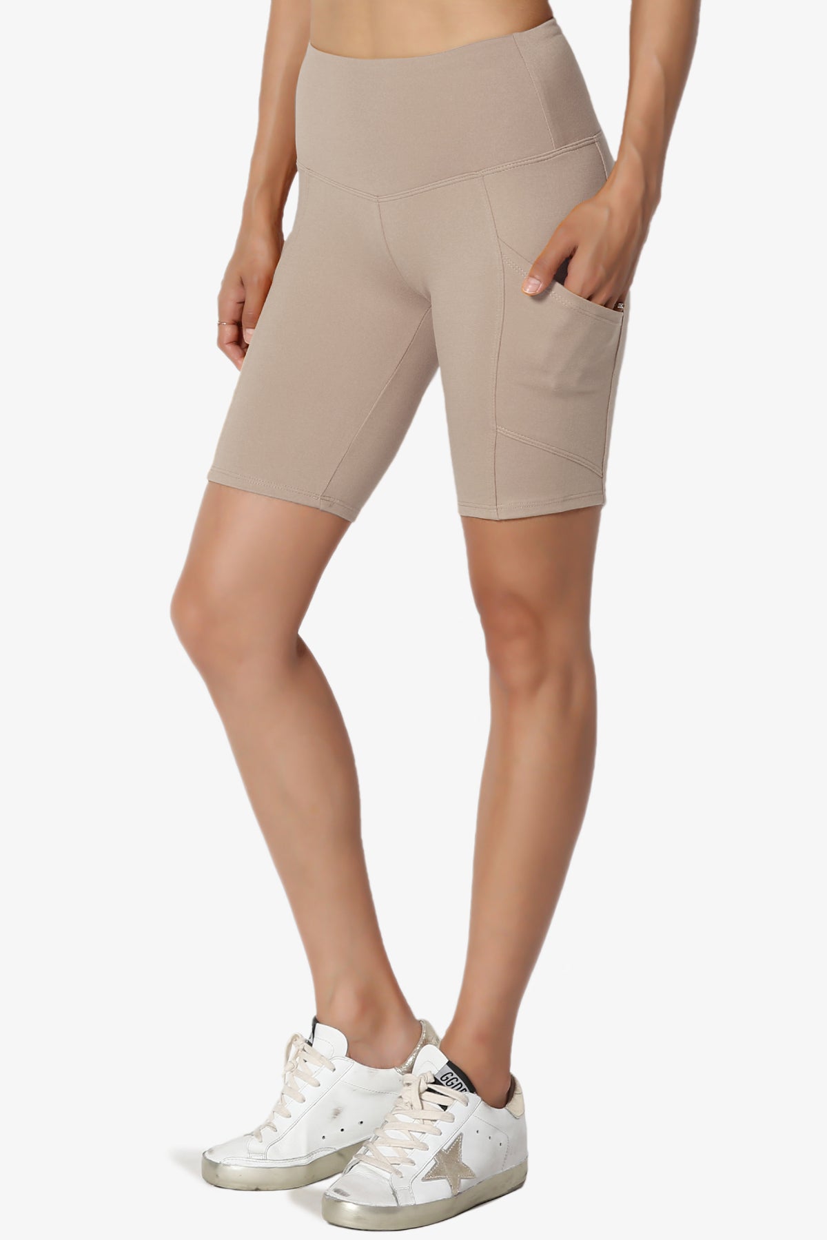 Catia Microfiber Pocket Biker Short Leggings