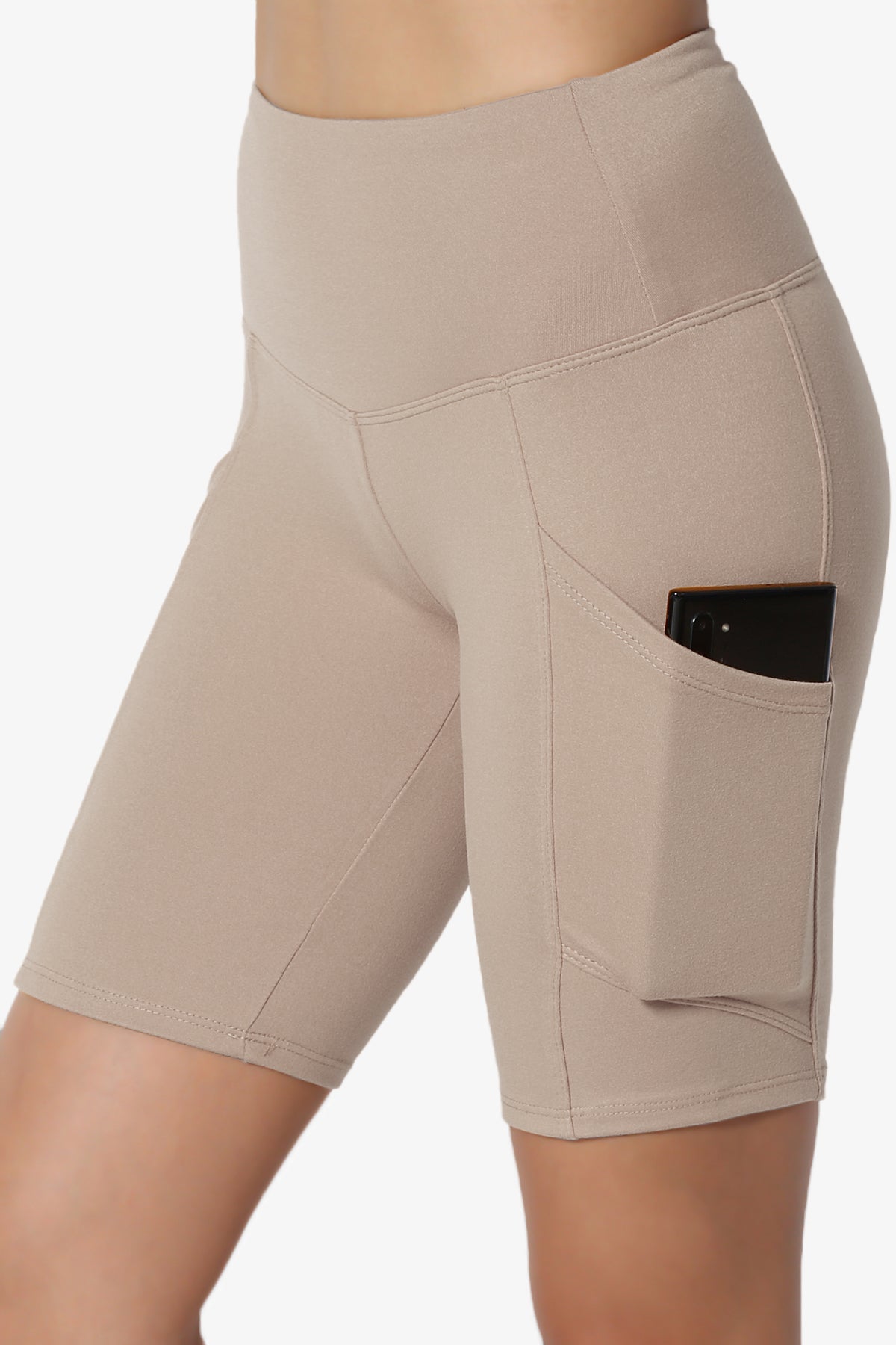 Catia Microfiber Pocket Biker Short Leggings
