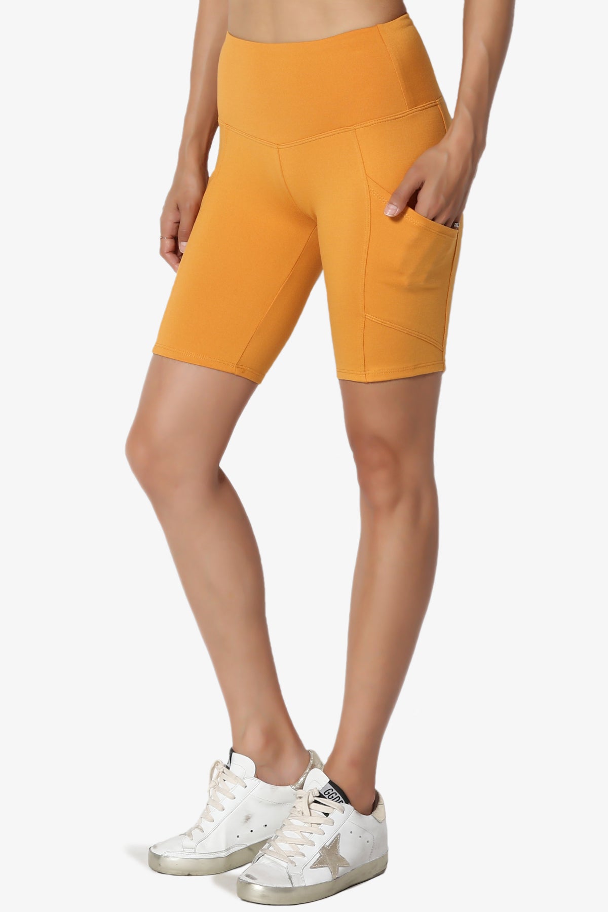 Catia Microfiber Pocket Biker Short Leggings