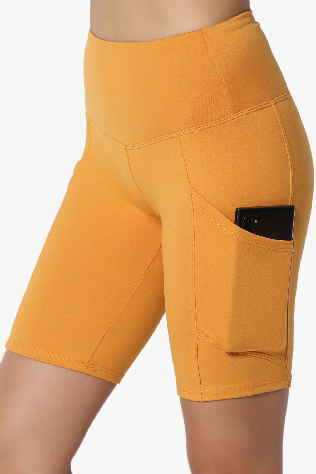 Catia Microfiber Pocket Biker Short Leggings