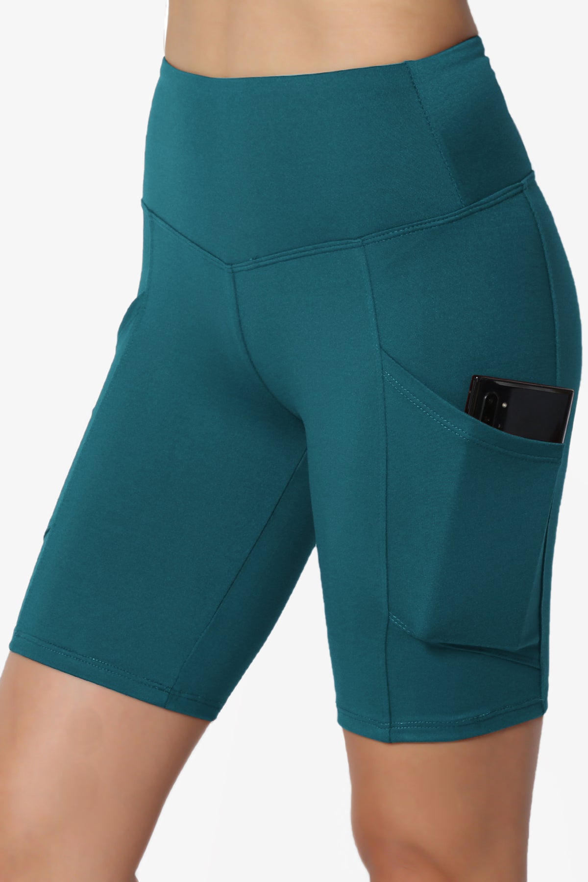 Catia Microfiber Pocket Biker Short Leggings