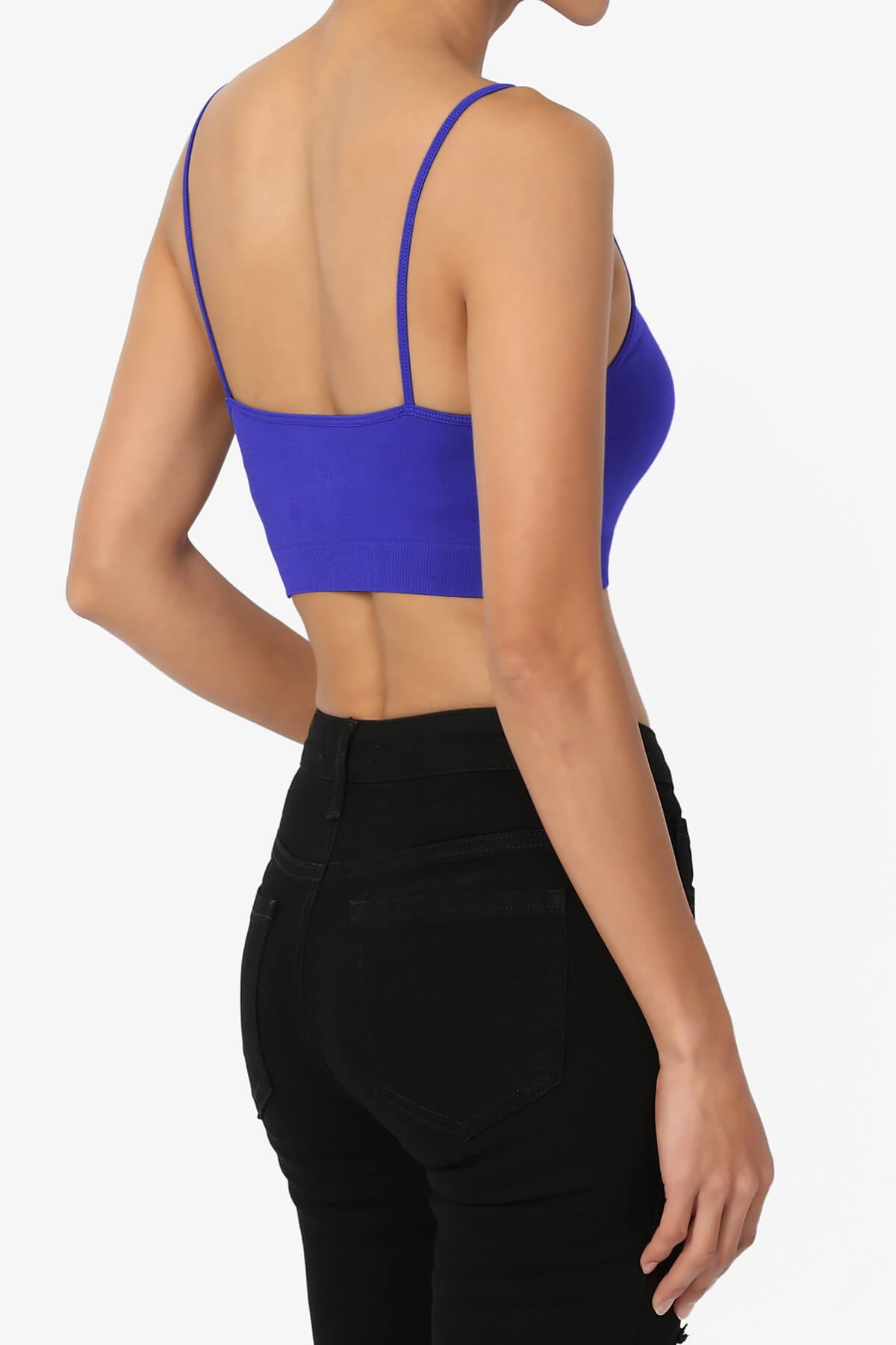 Cally Padded Crisscross Bralette BRIGHT BLUE_4