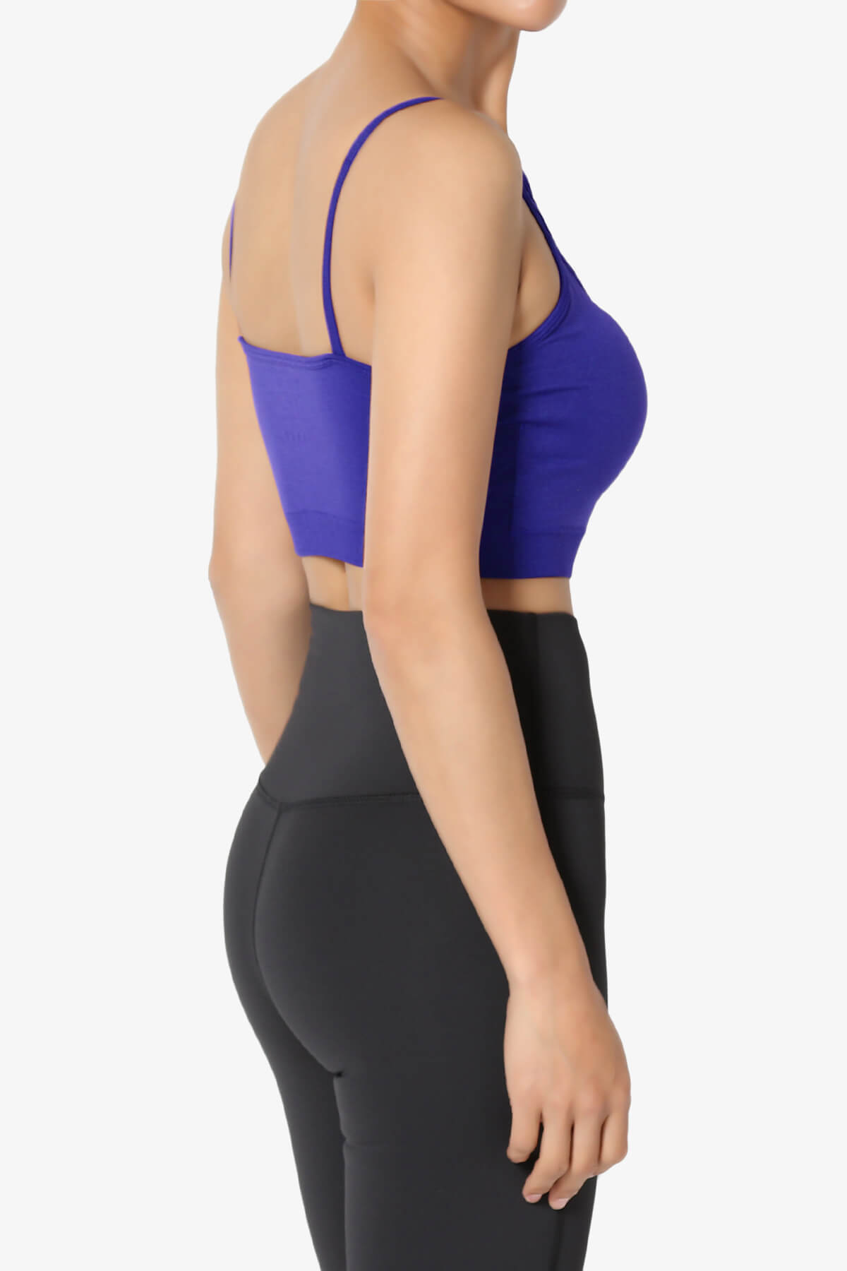 Cally Padded Crisscross Bralette DENIM BLUE_4