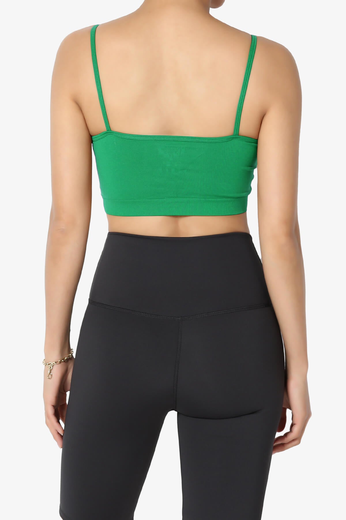 Cally Padded Crisscross Bralette KELLY GREEN_2