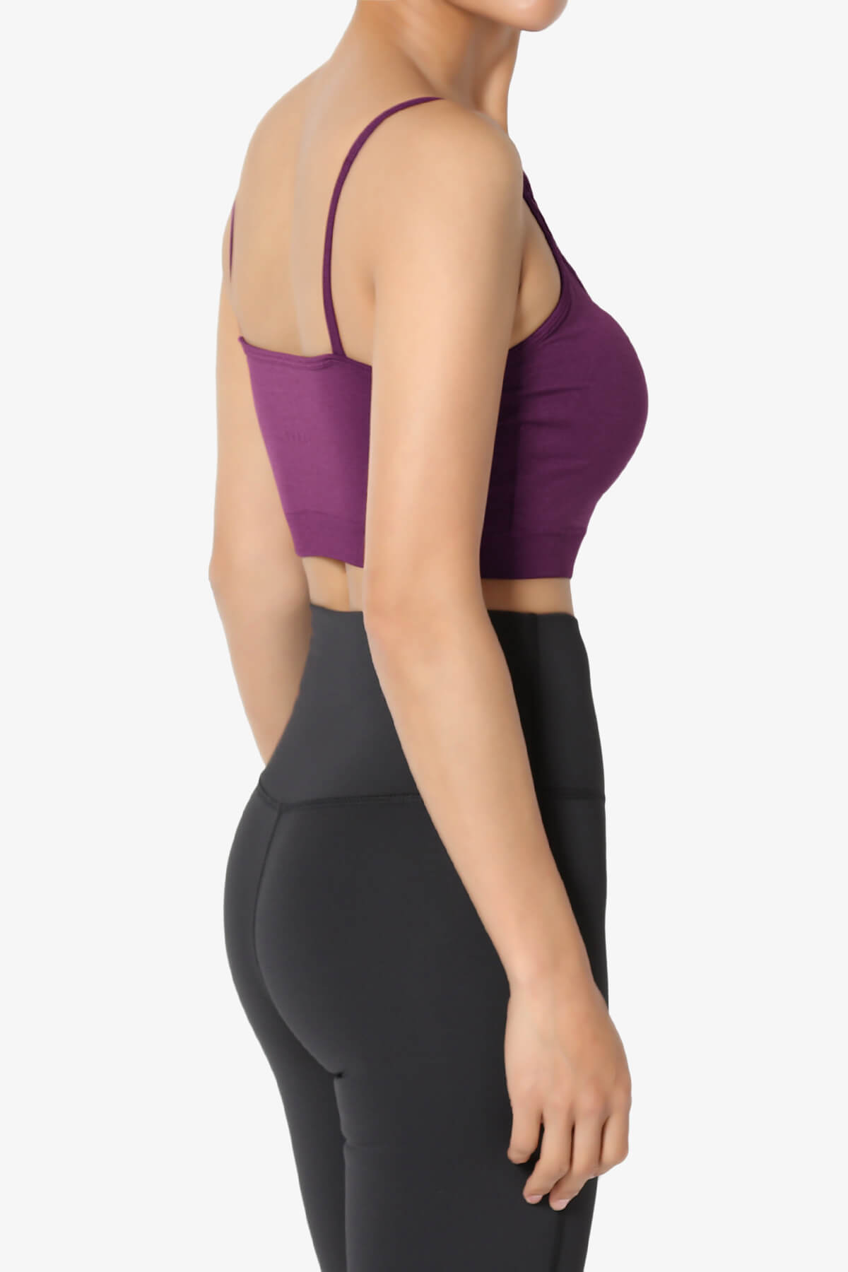 Cally Padded Crisscross Bralette PLUM_4