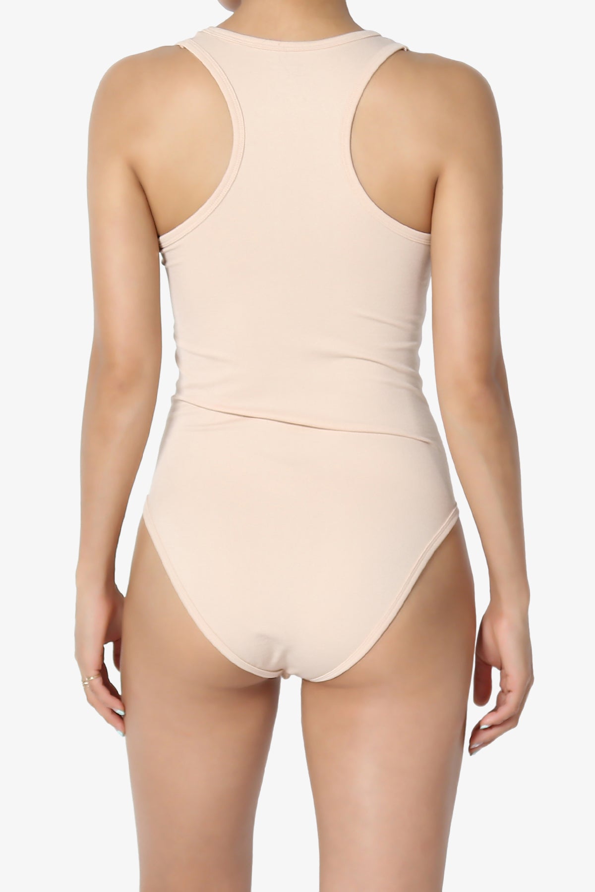 Rego Sleeveless Scoop Neck Seamless Bodysuit