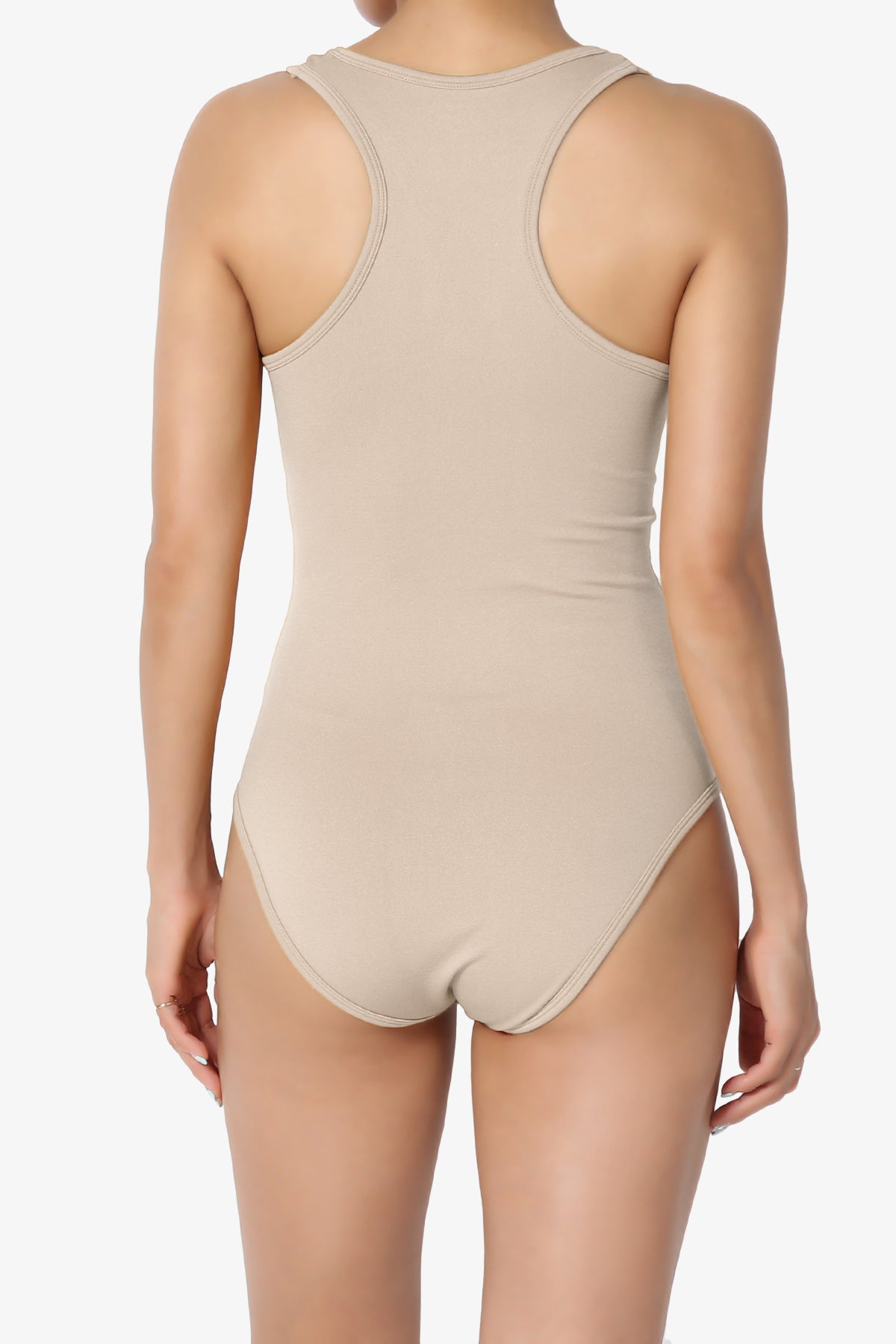 Rego Sleeveless Scoop Neck Seamless Bodysuit