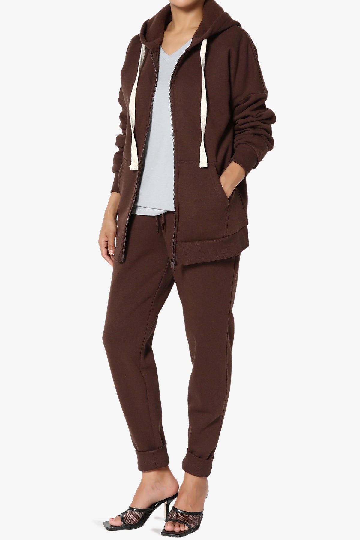 Accie Fleece Jacket & Jogger Pants Set PLUS