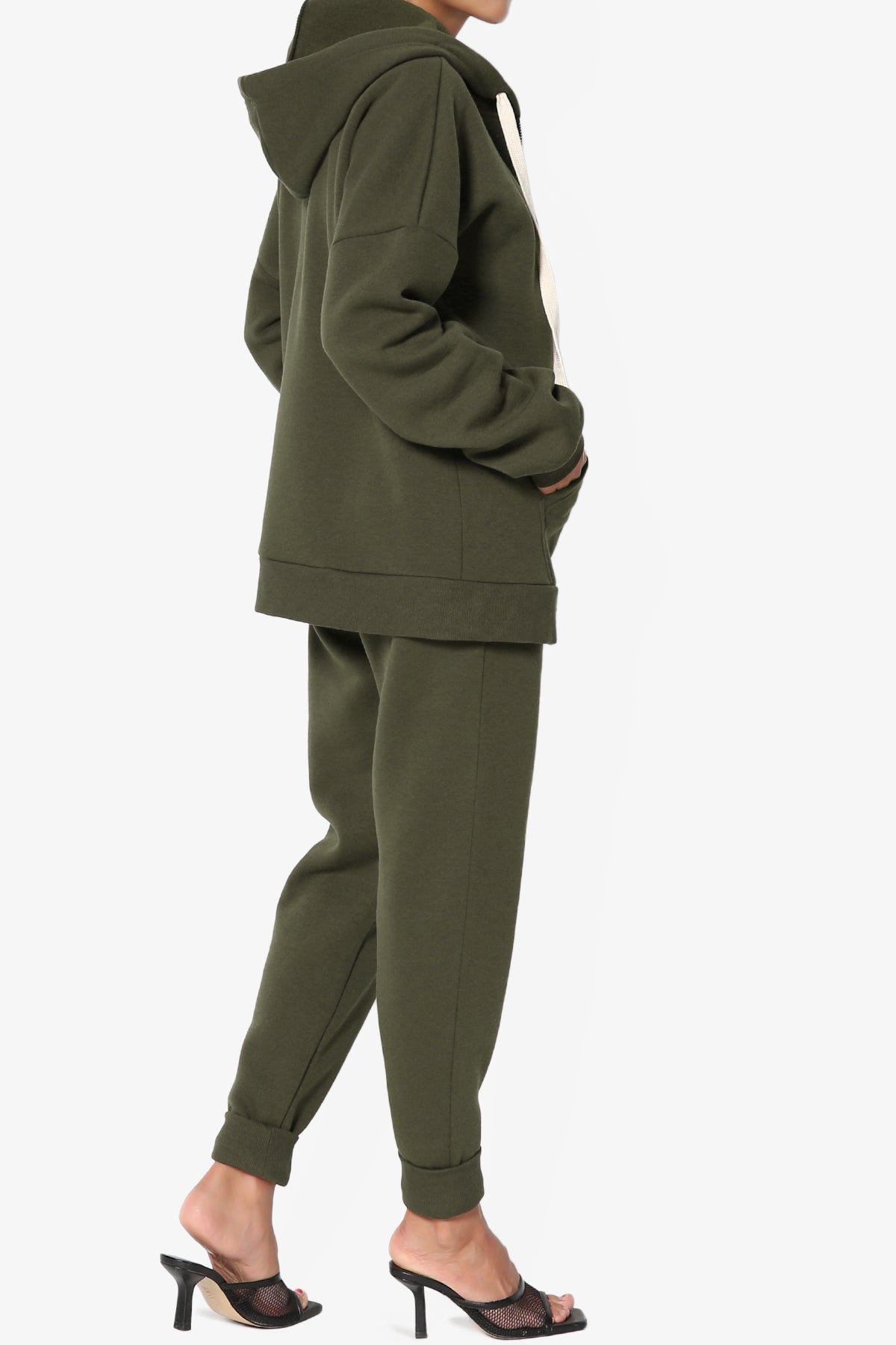 Accie Fleece Jacket & Jogger Pants Set PLUS
