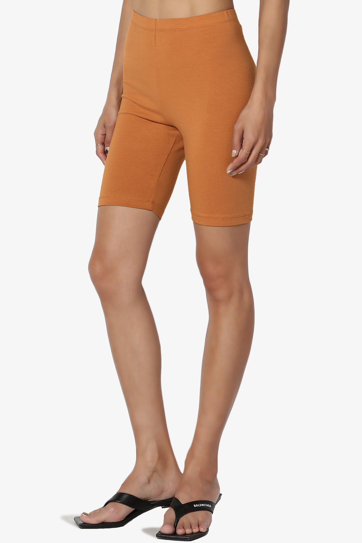 Kite Cotton Biker Short Leggings ALMOND_3