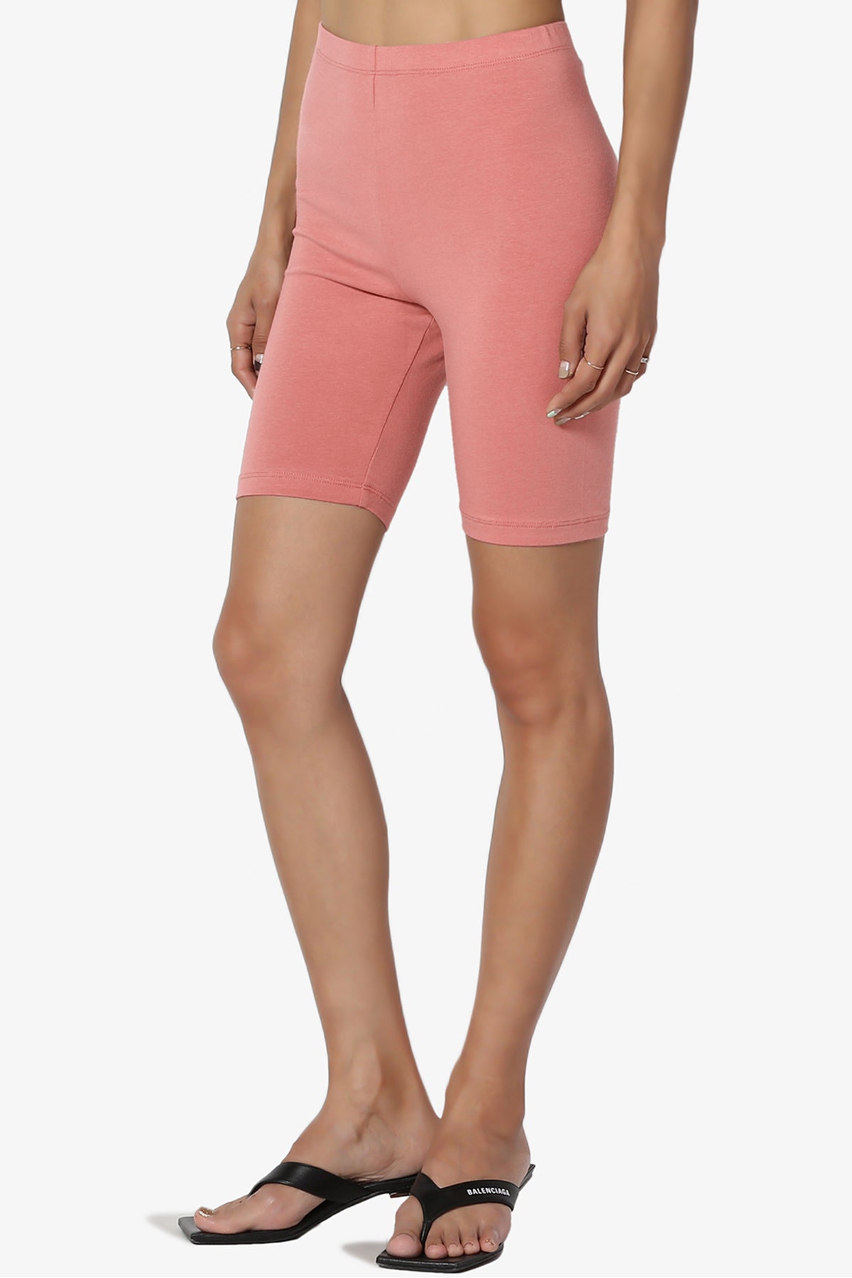 Kite Cotton Biker Short Leggings ASH ROSE_3